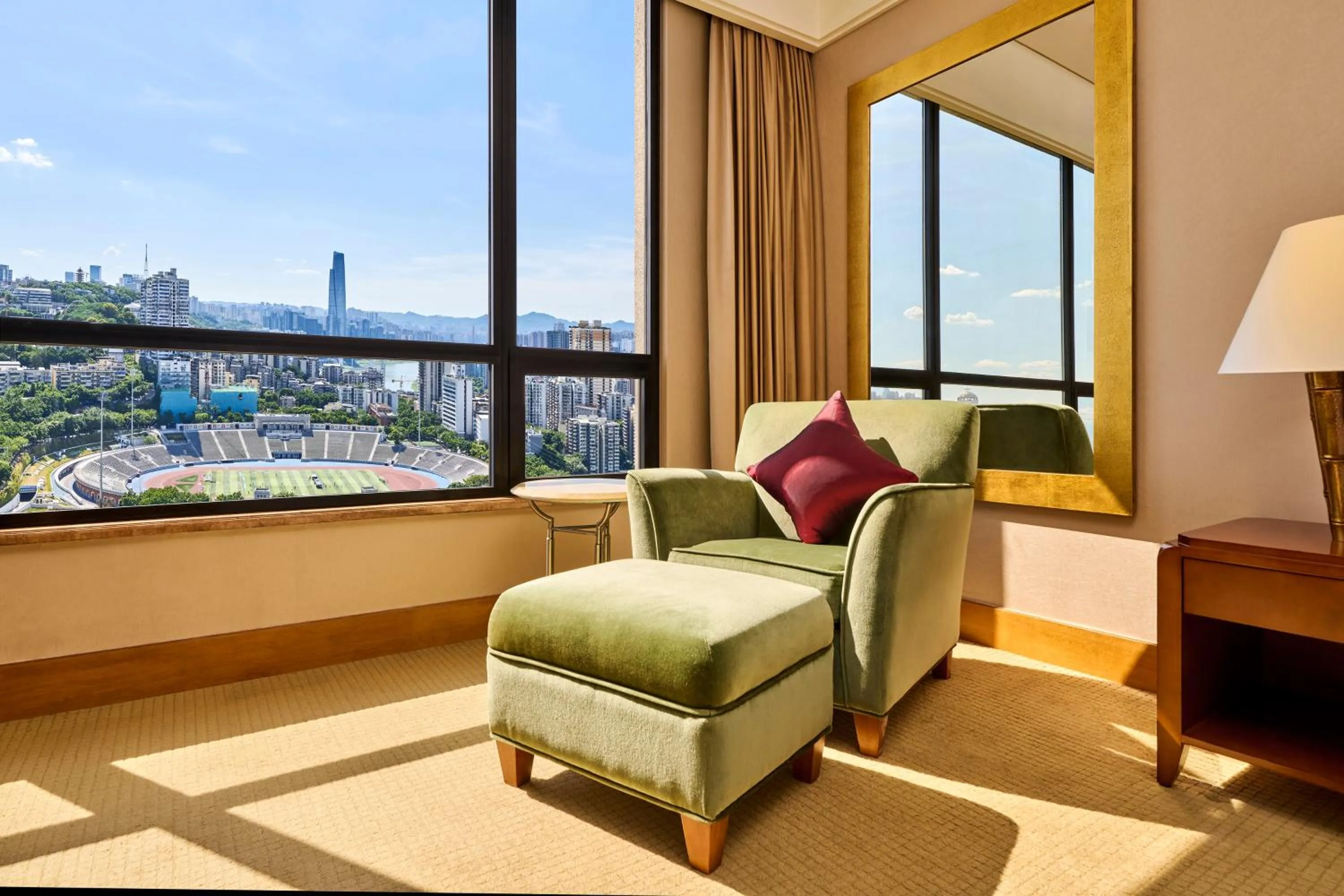 City view, Bed in Hilton Chongqing