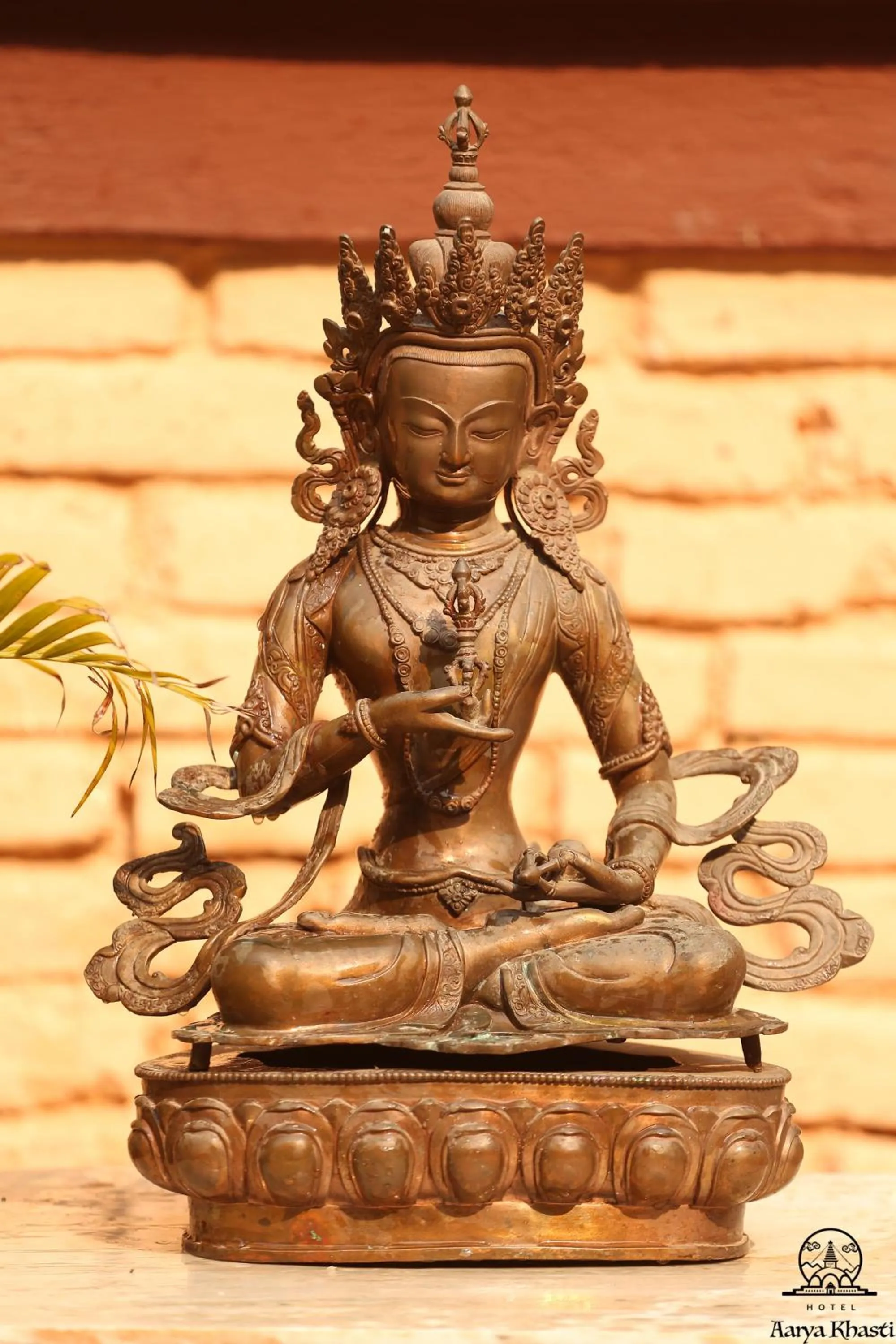 Decorative detail in Aarya Chaitya Inn