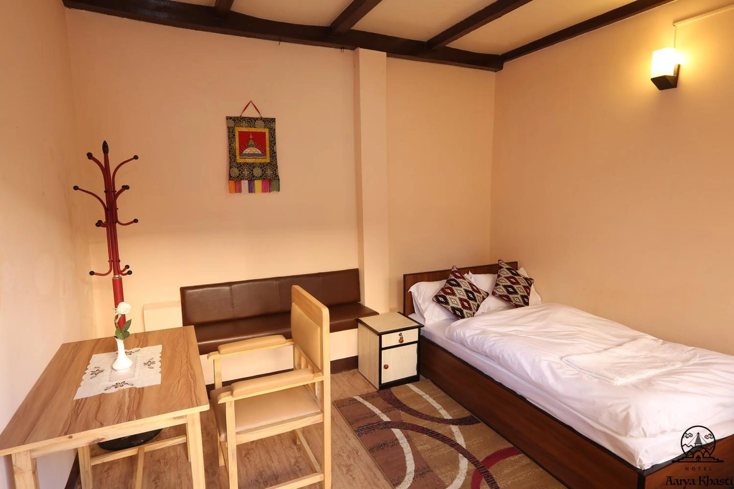 Bedroom, Bed in Aarya Chaitya Inn