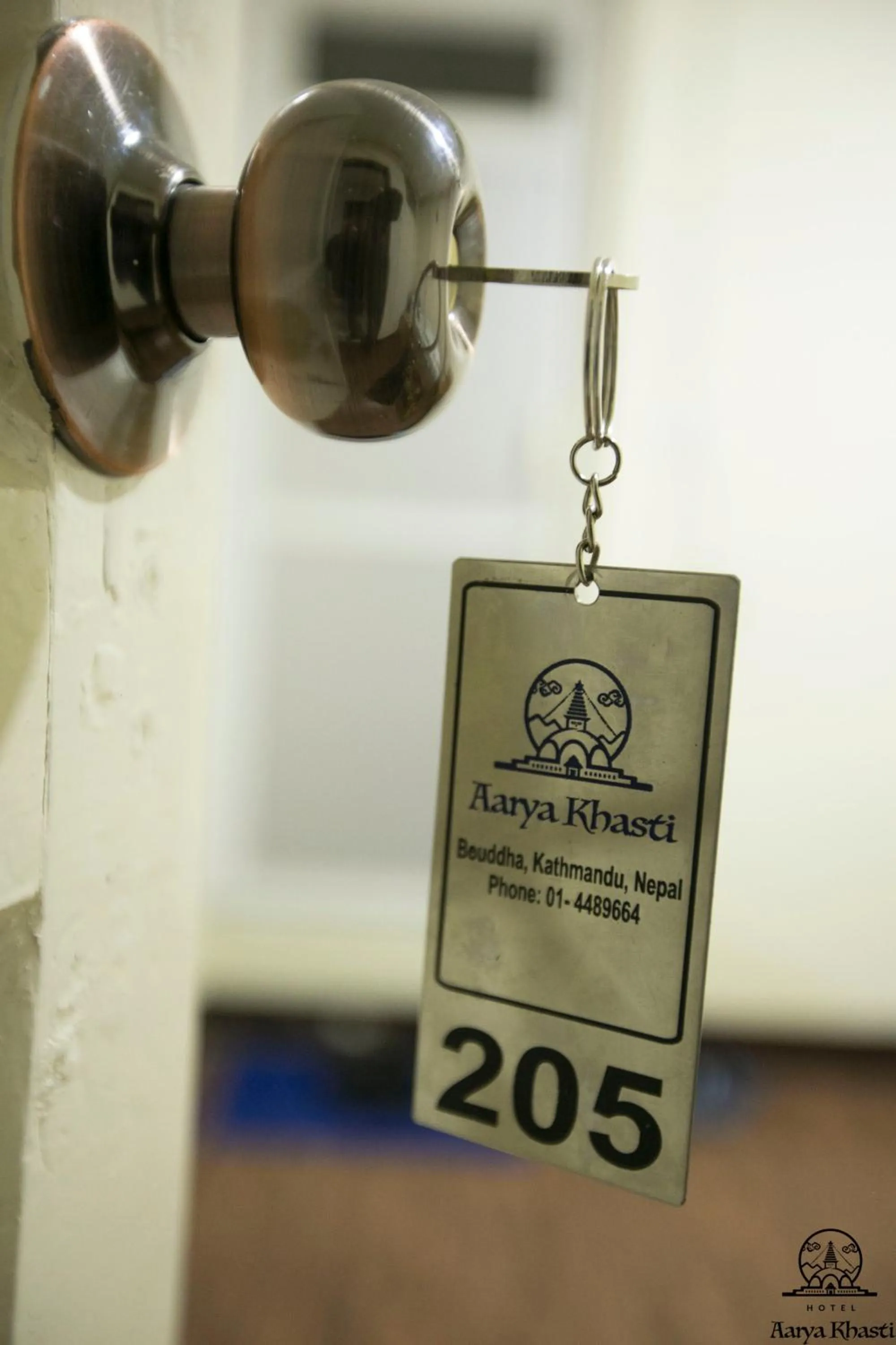 Decorative detail in Aarya Chaitya Inn