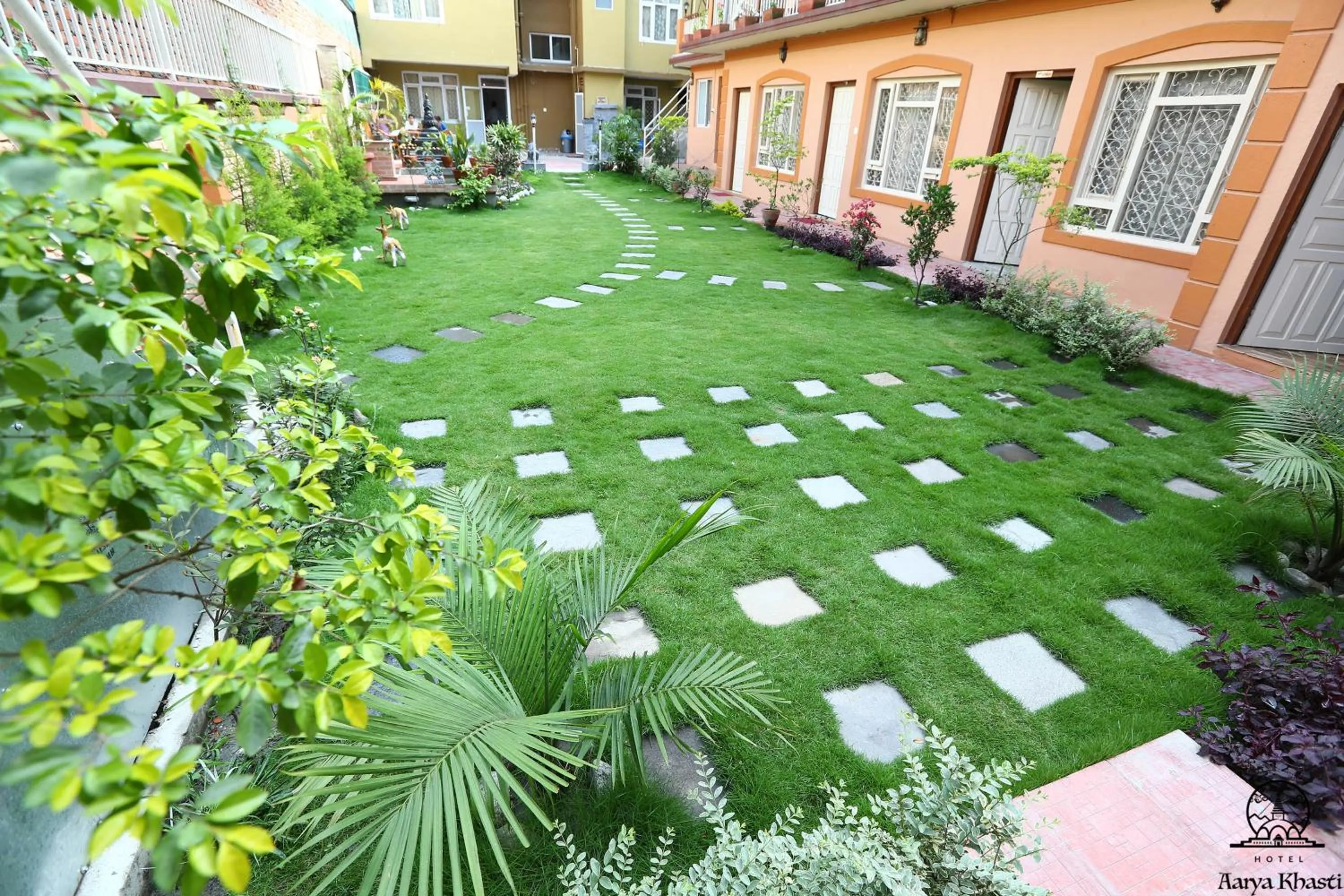 Patio in Aarya Chaitya Inn