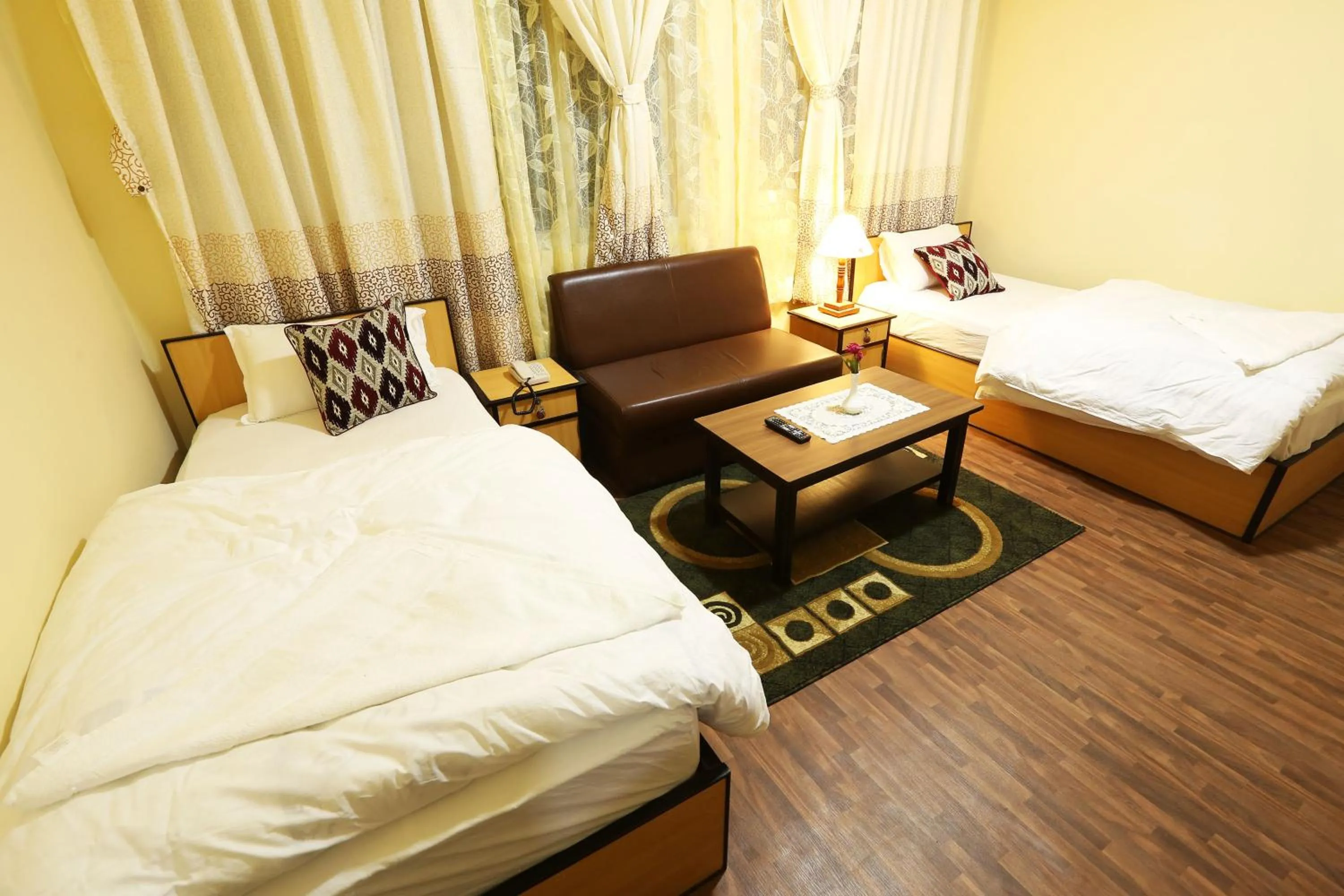 Bedroom, Bed in Aarya Chaitya Inn