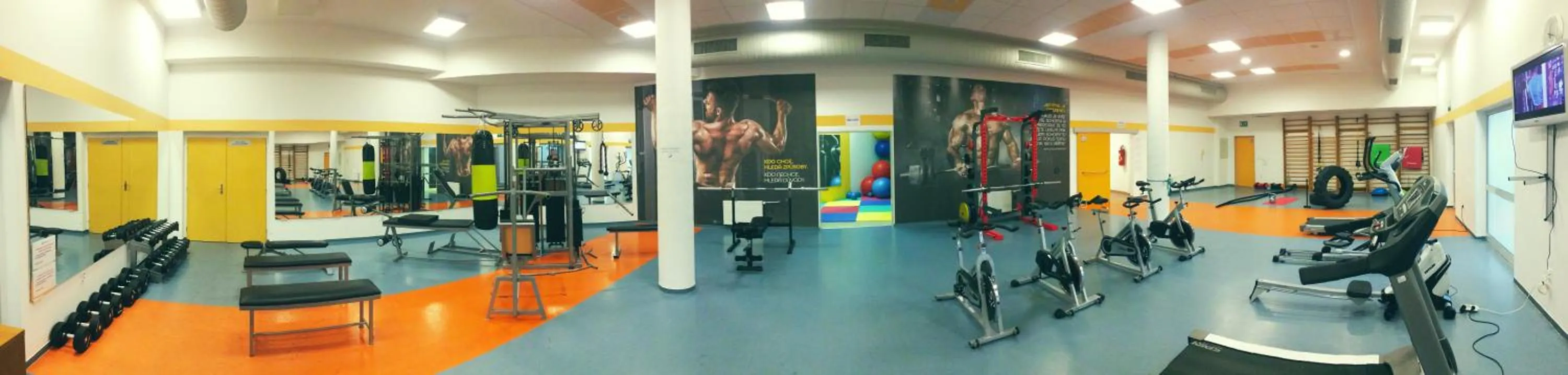 Fitness centre/facilities in Hotel Terra