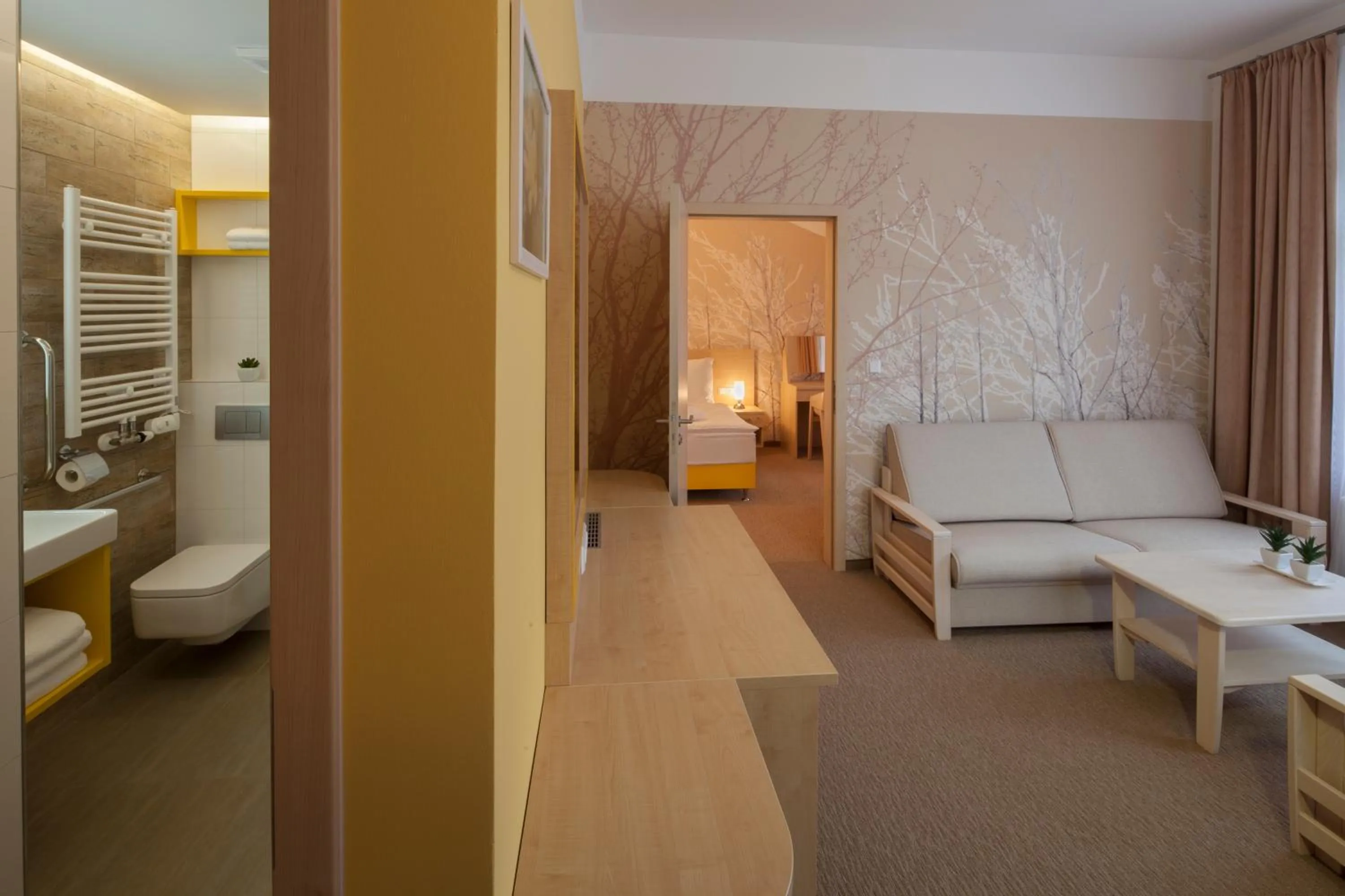 room service, Bed in Hotel Terra