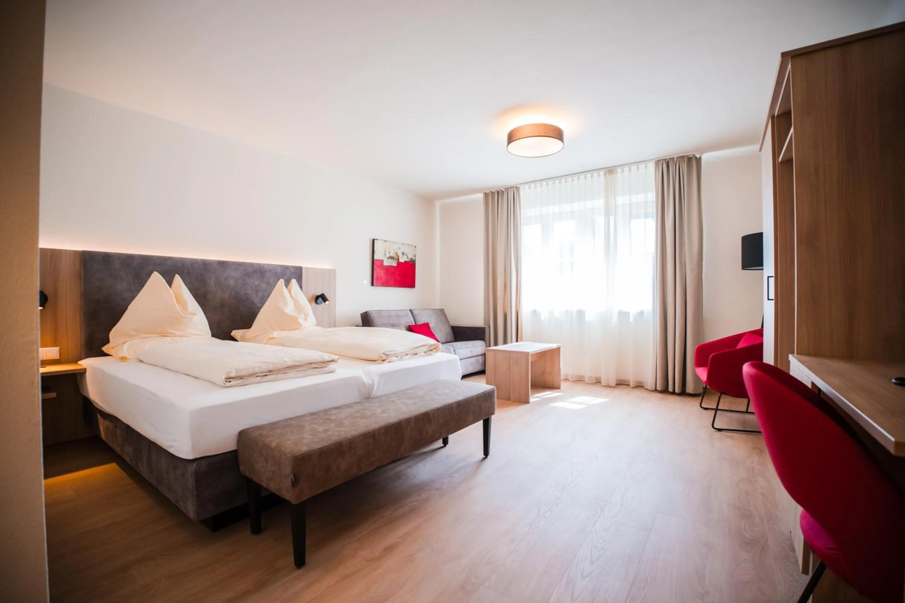 Bed in Hotel Rosenvilla