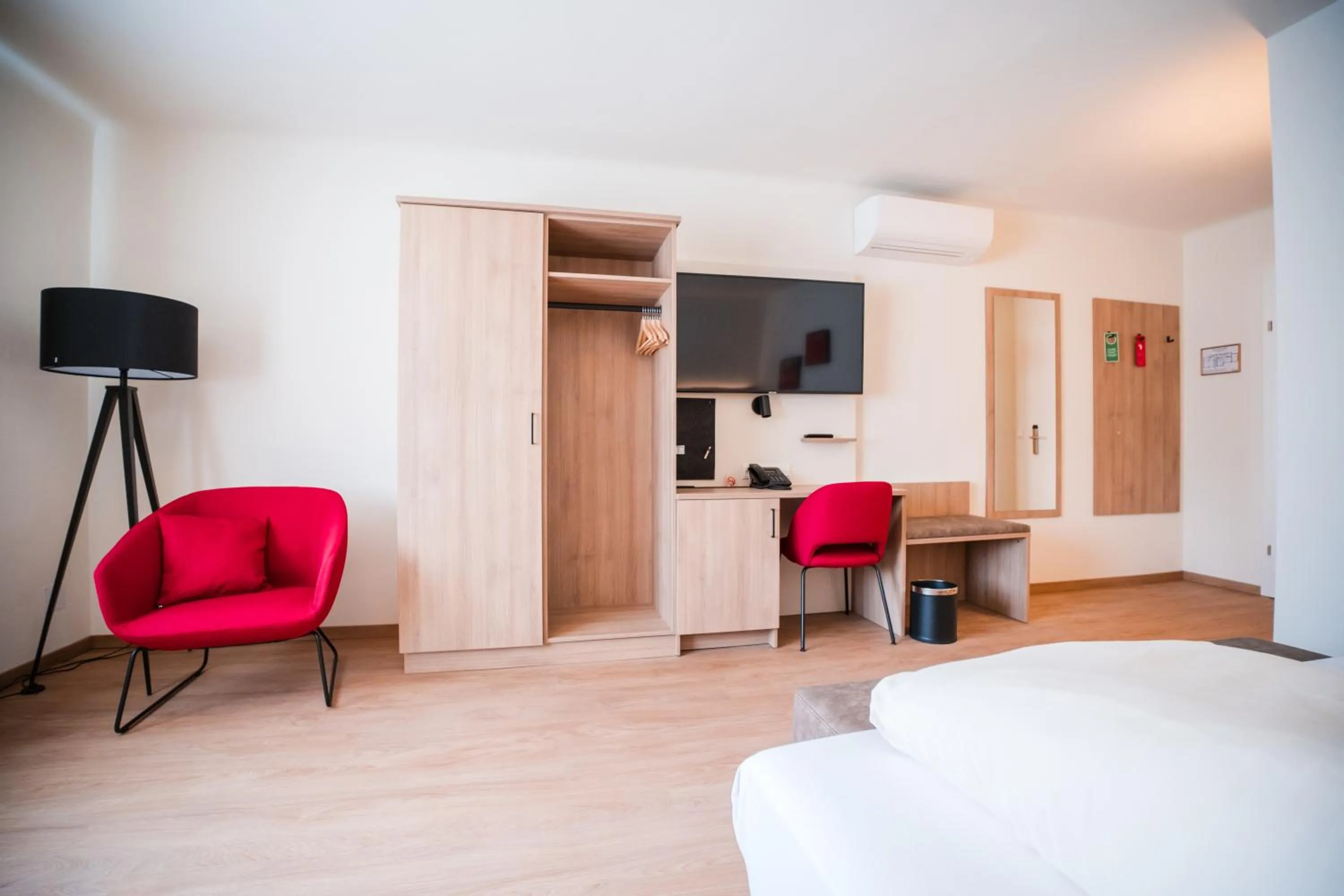 Bed in Hotel Rosenvilla