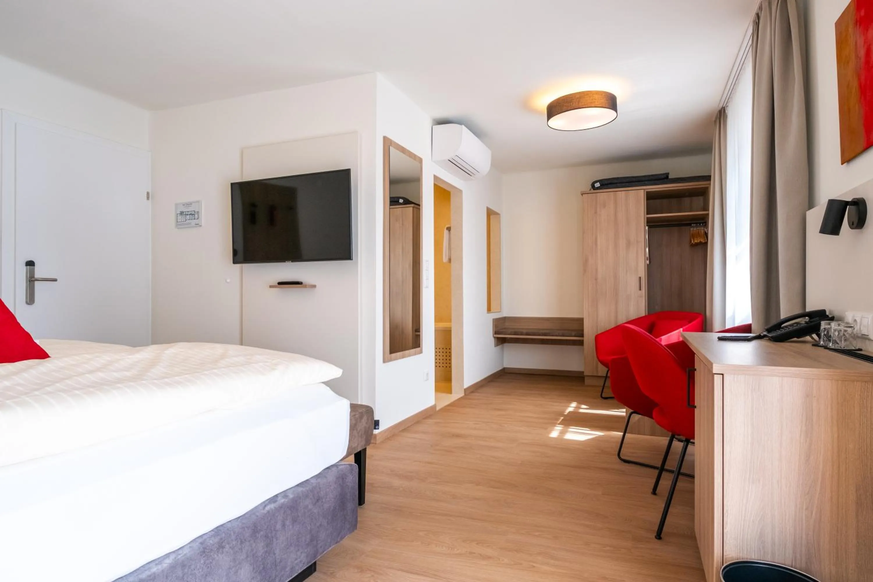 Bed in Hotel Rosenvilla