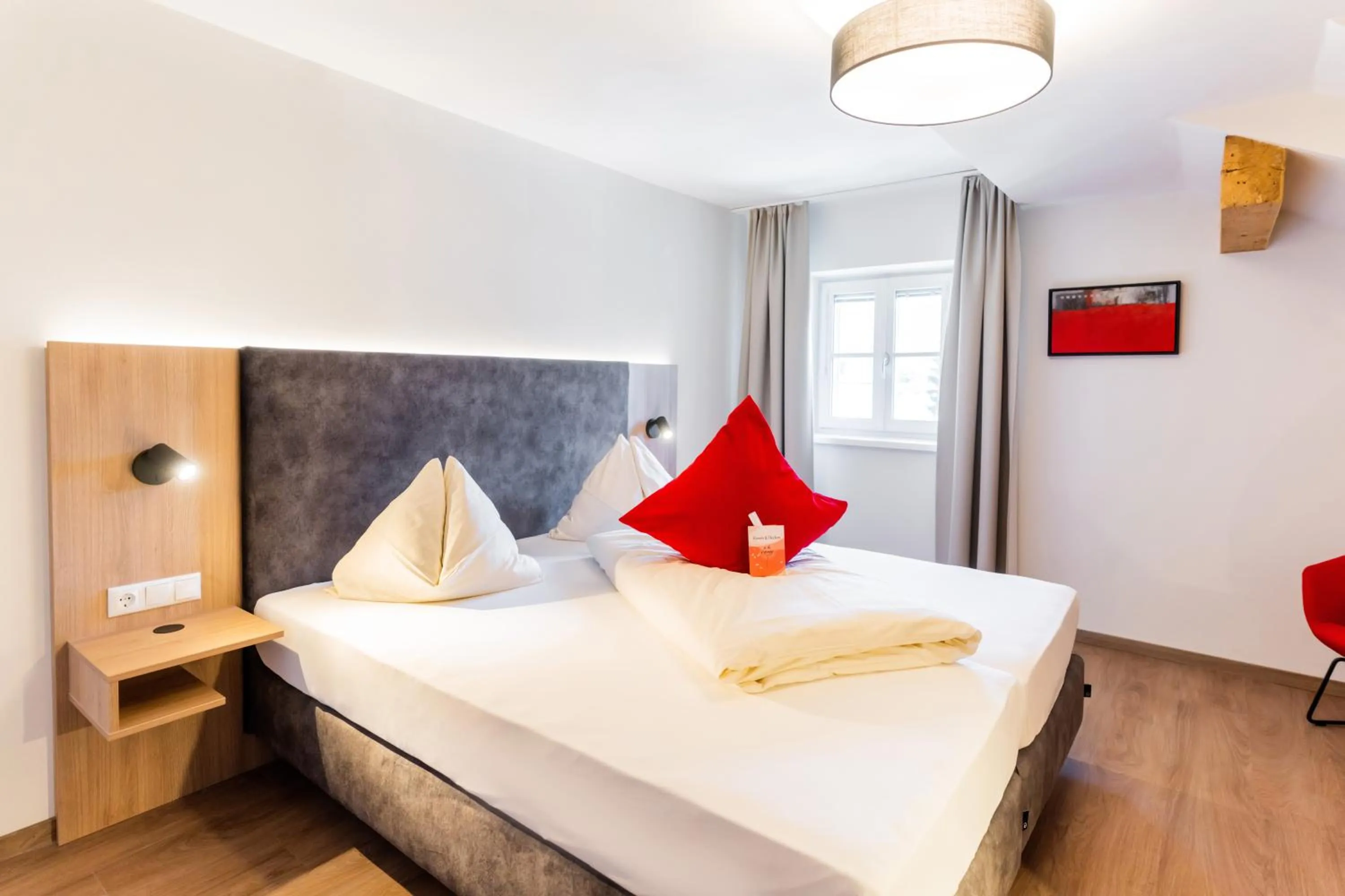 Bed in Hotel Rosenvilla