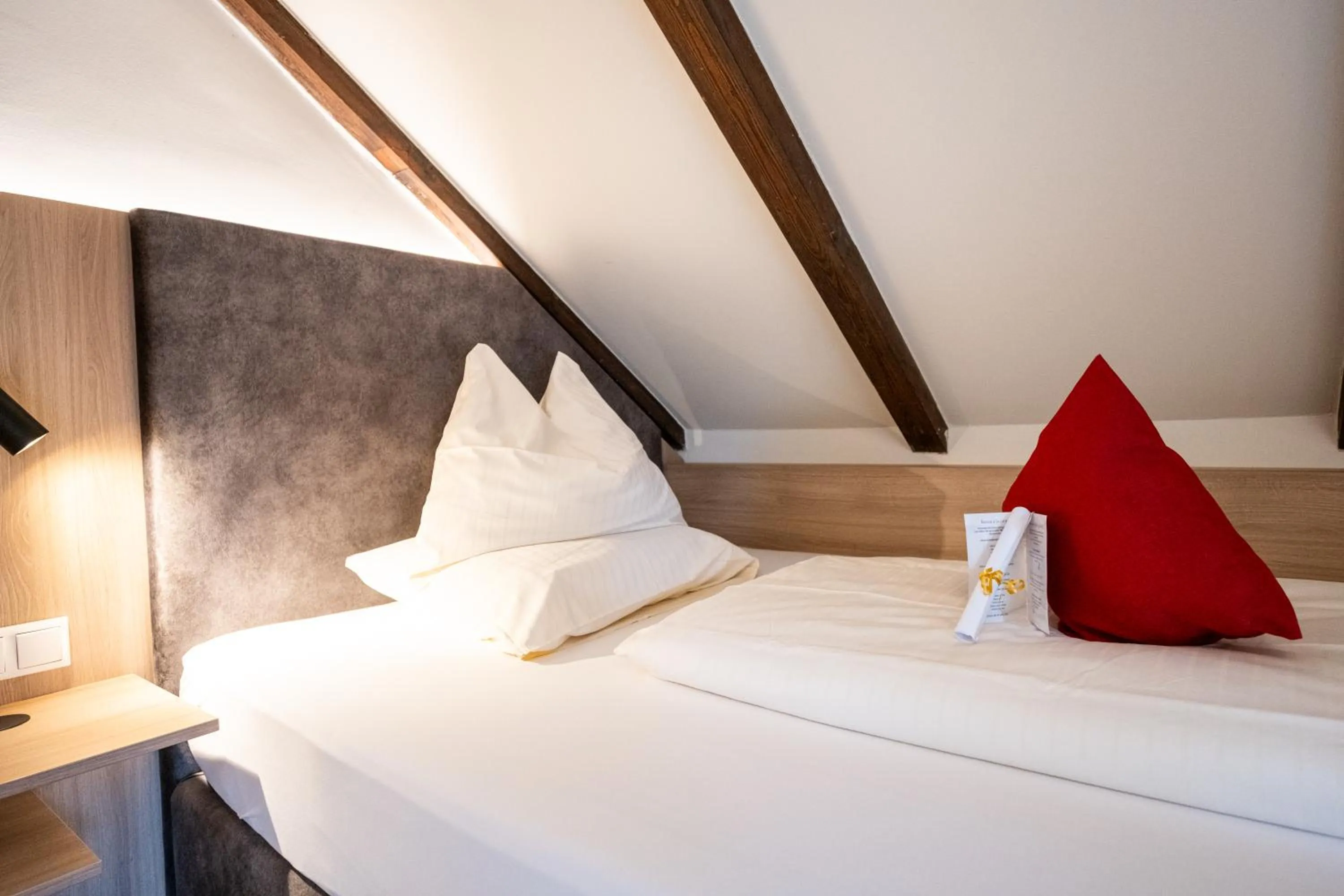 Bed in Hotel Rosenvilla