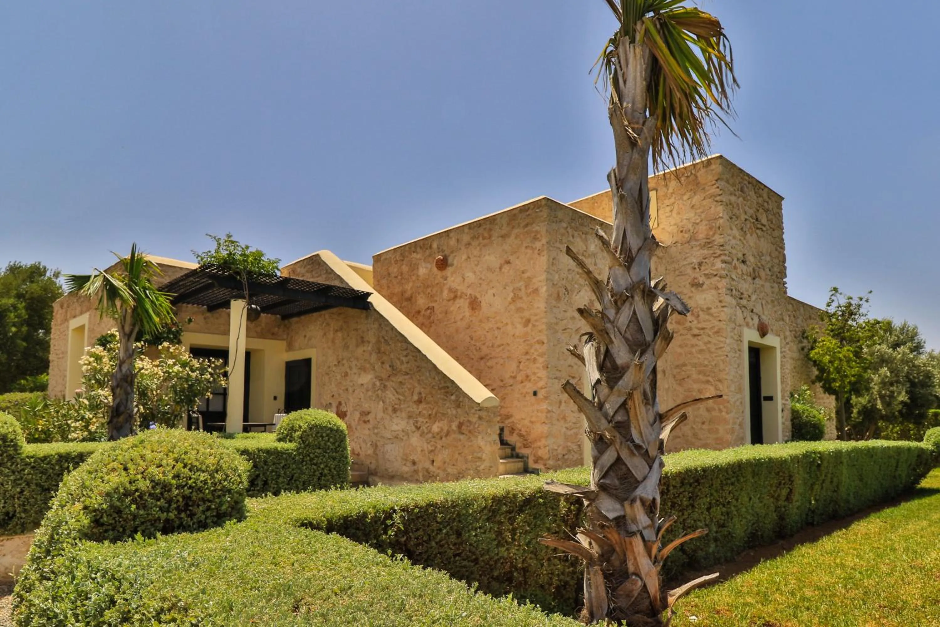 Garden view in Essaouira Lodge