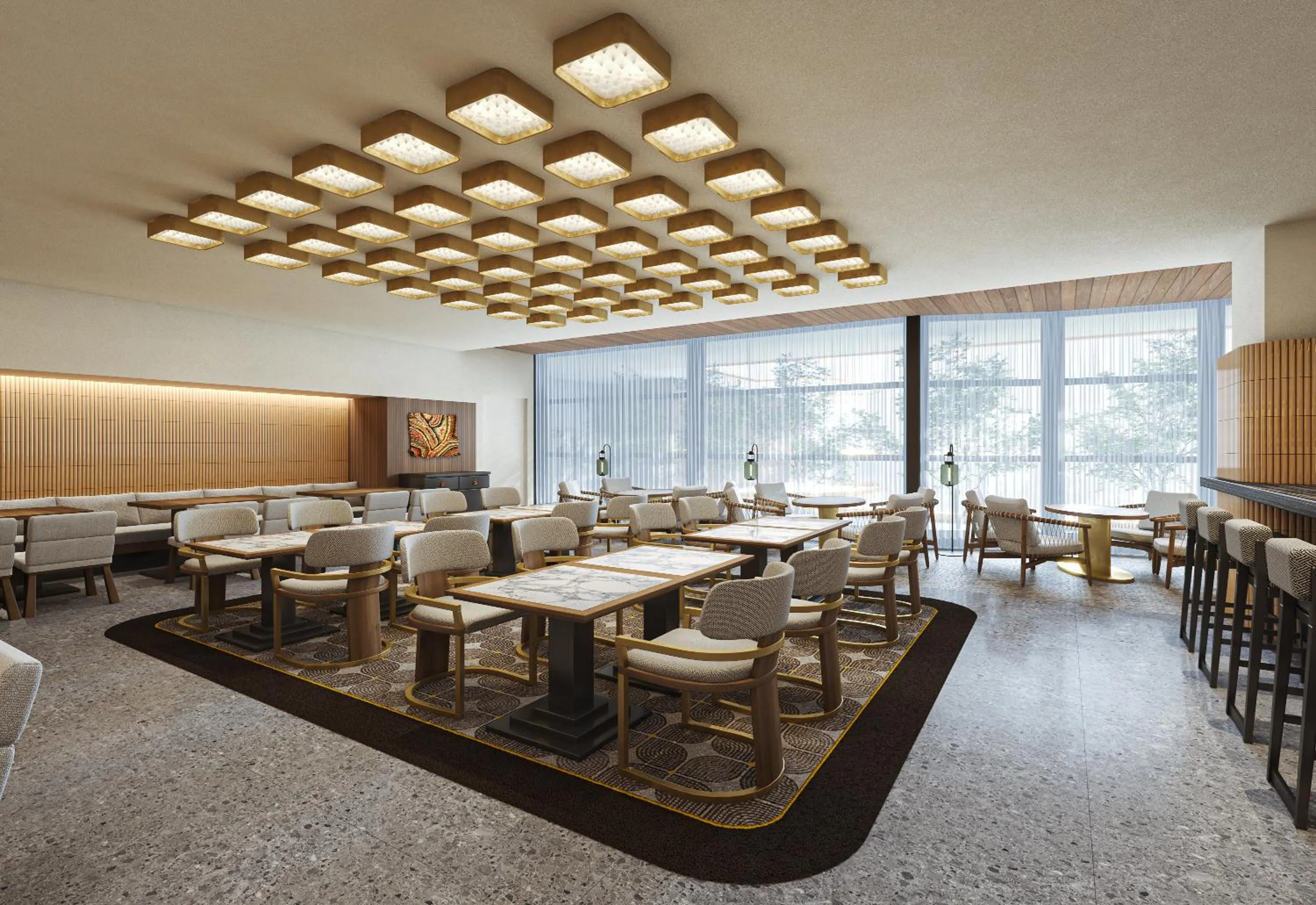 Lounge or bar in Hilton Nagoya Hotel