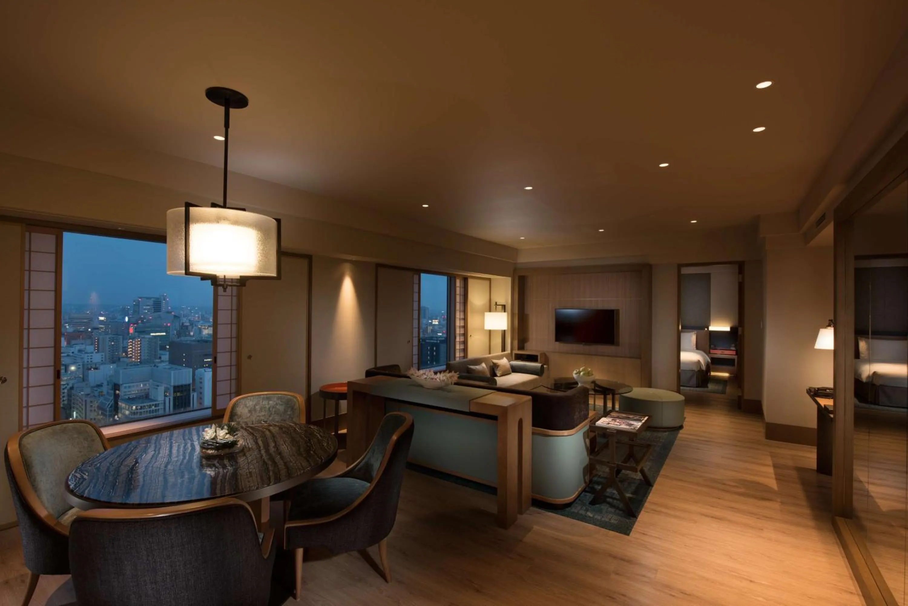 Bedroom in Hilton Nagoya Hotel