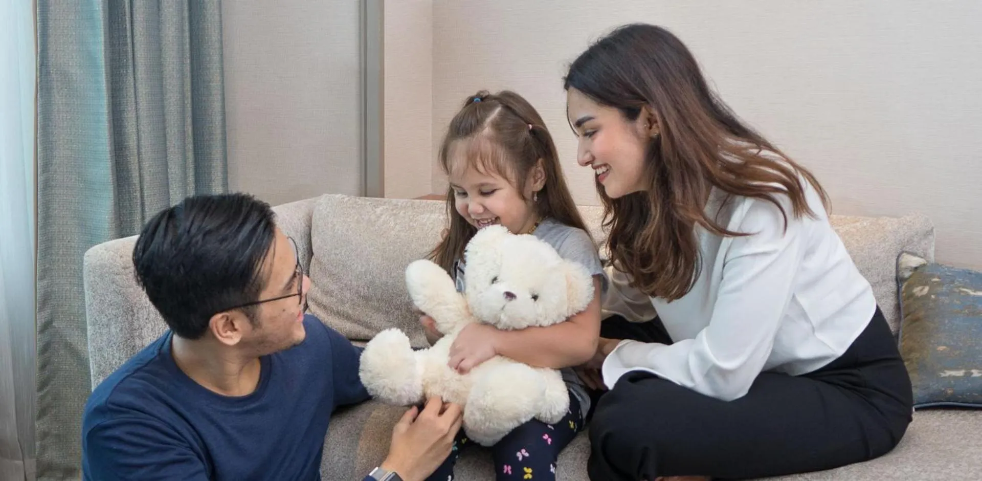 Family in Shangri-la Surabaya