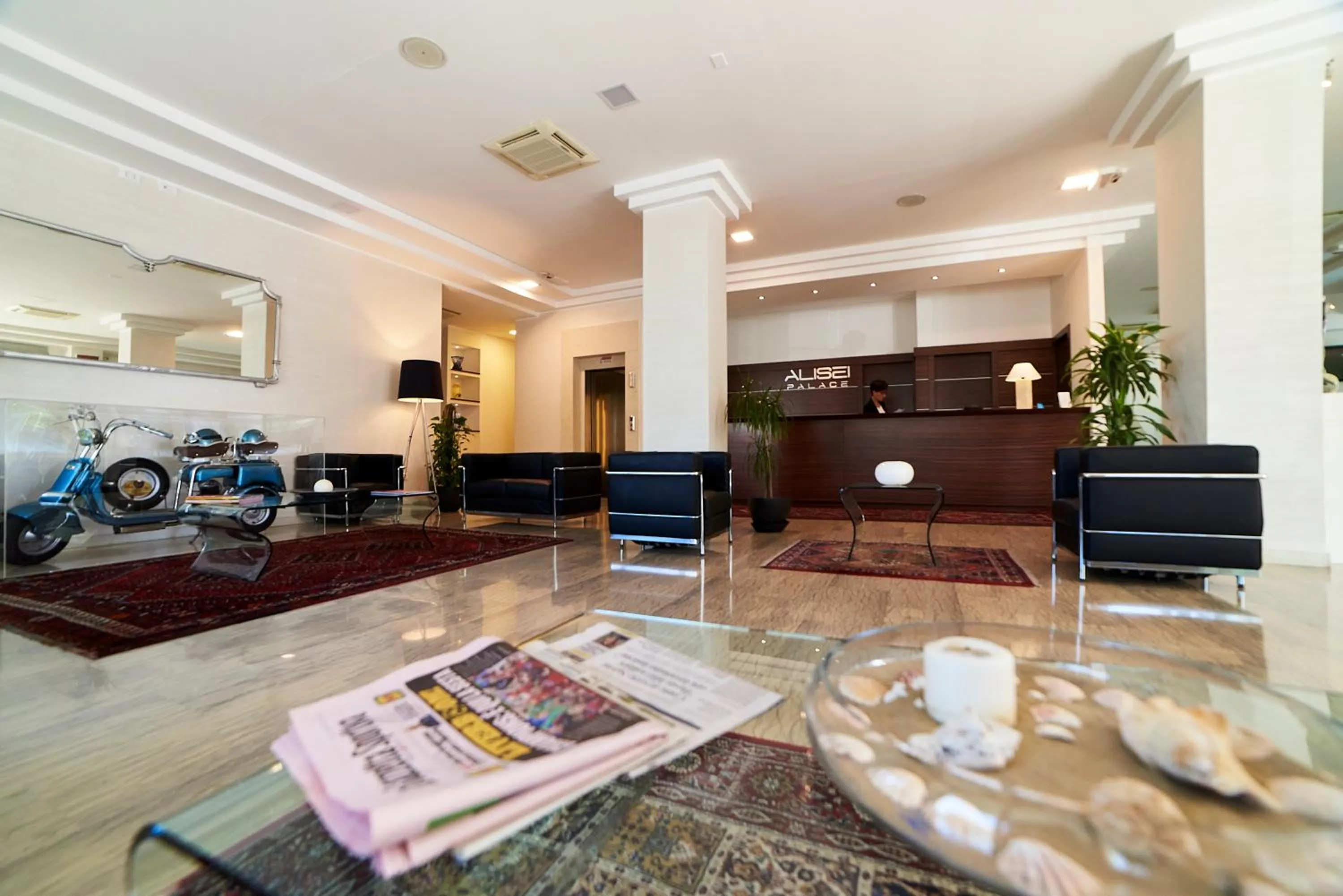 Lobby or reception in Alisei Palace Hotel