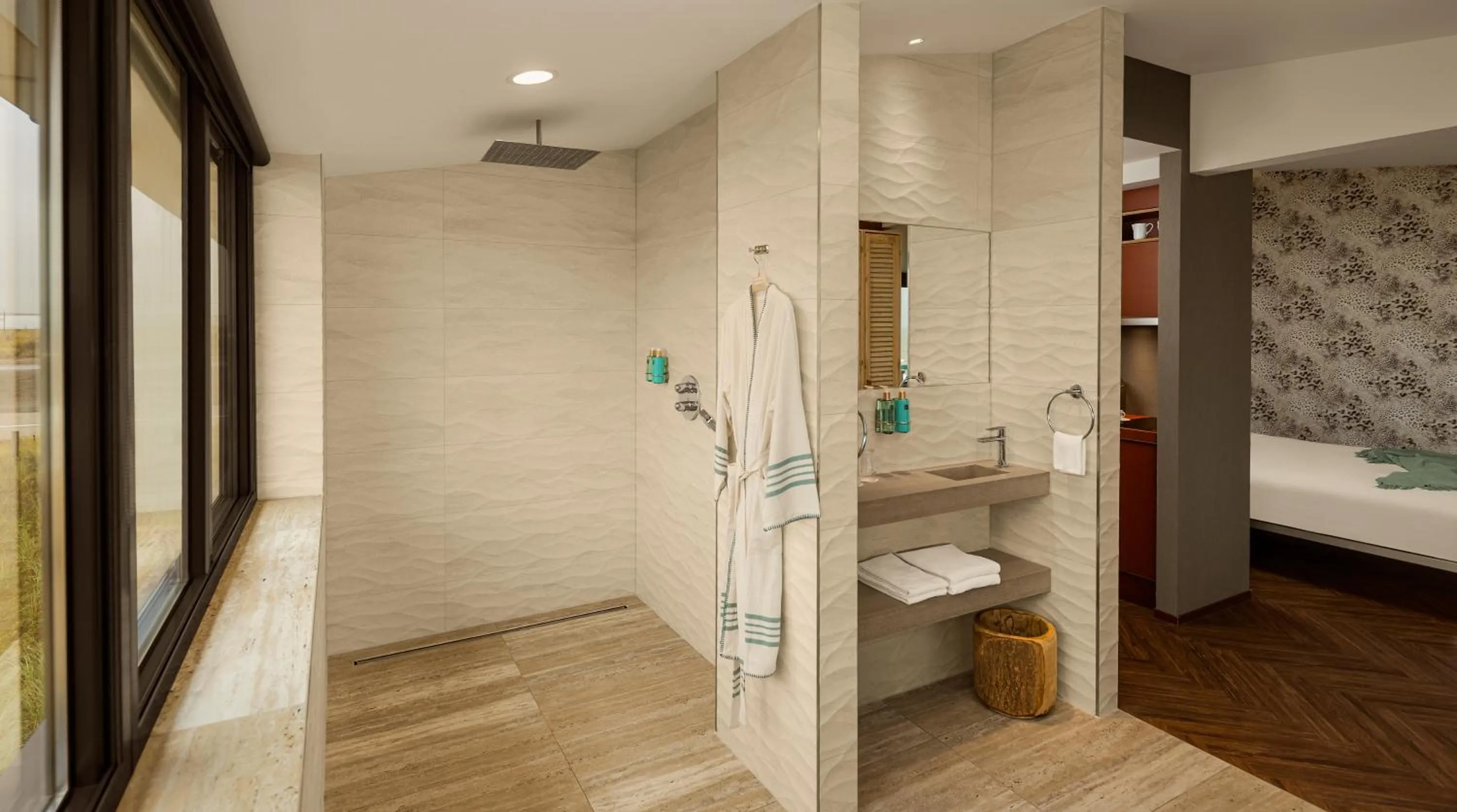 Bed in Beachhouse Hotel