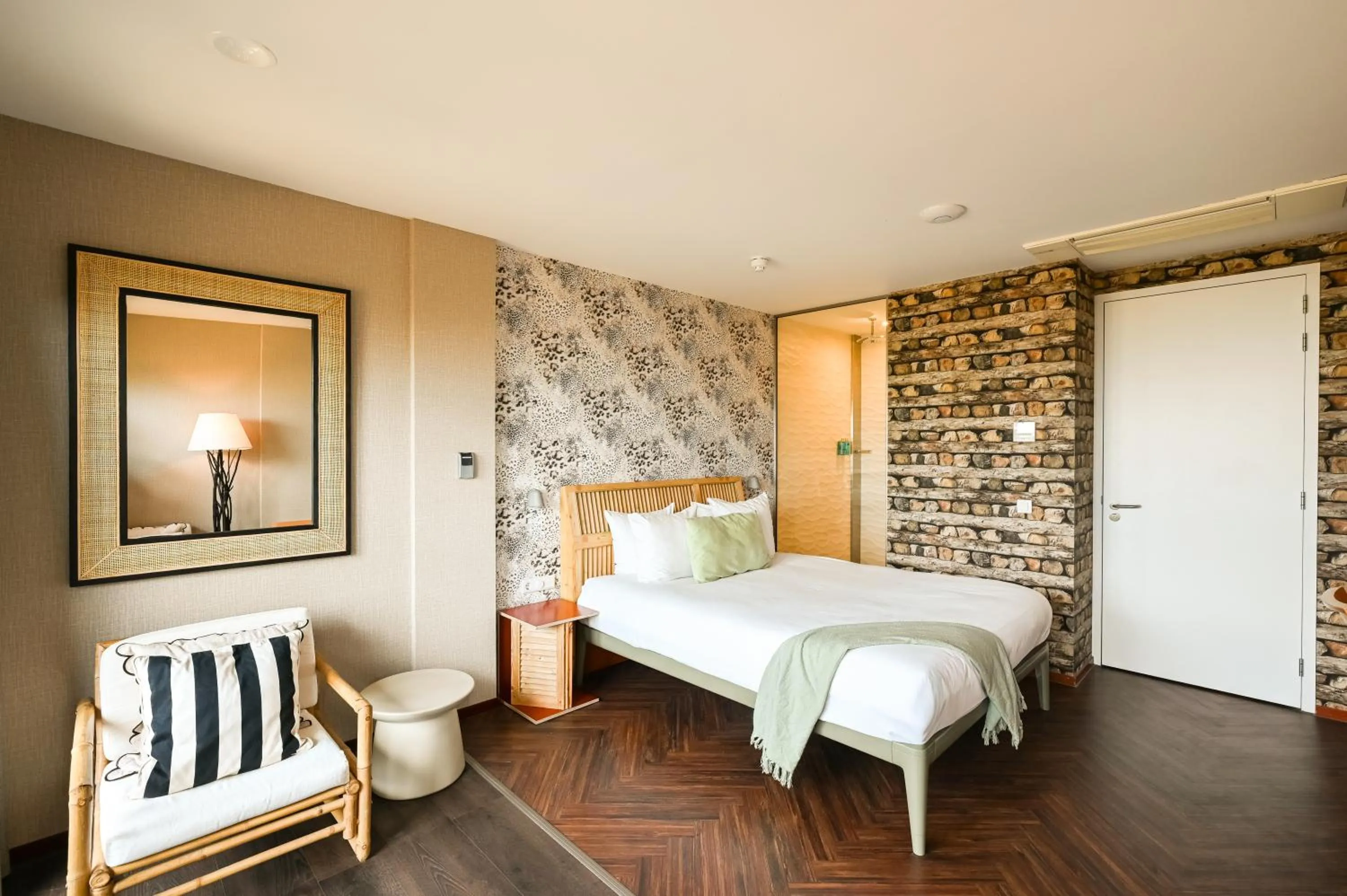 Bed in Beachhouse Hotel