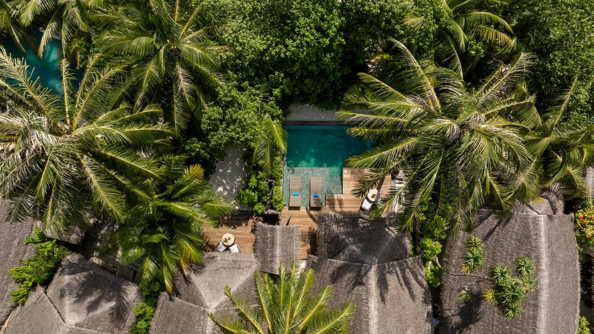 Bird's eye view in Anantara Dhigu Maldives Resort
