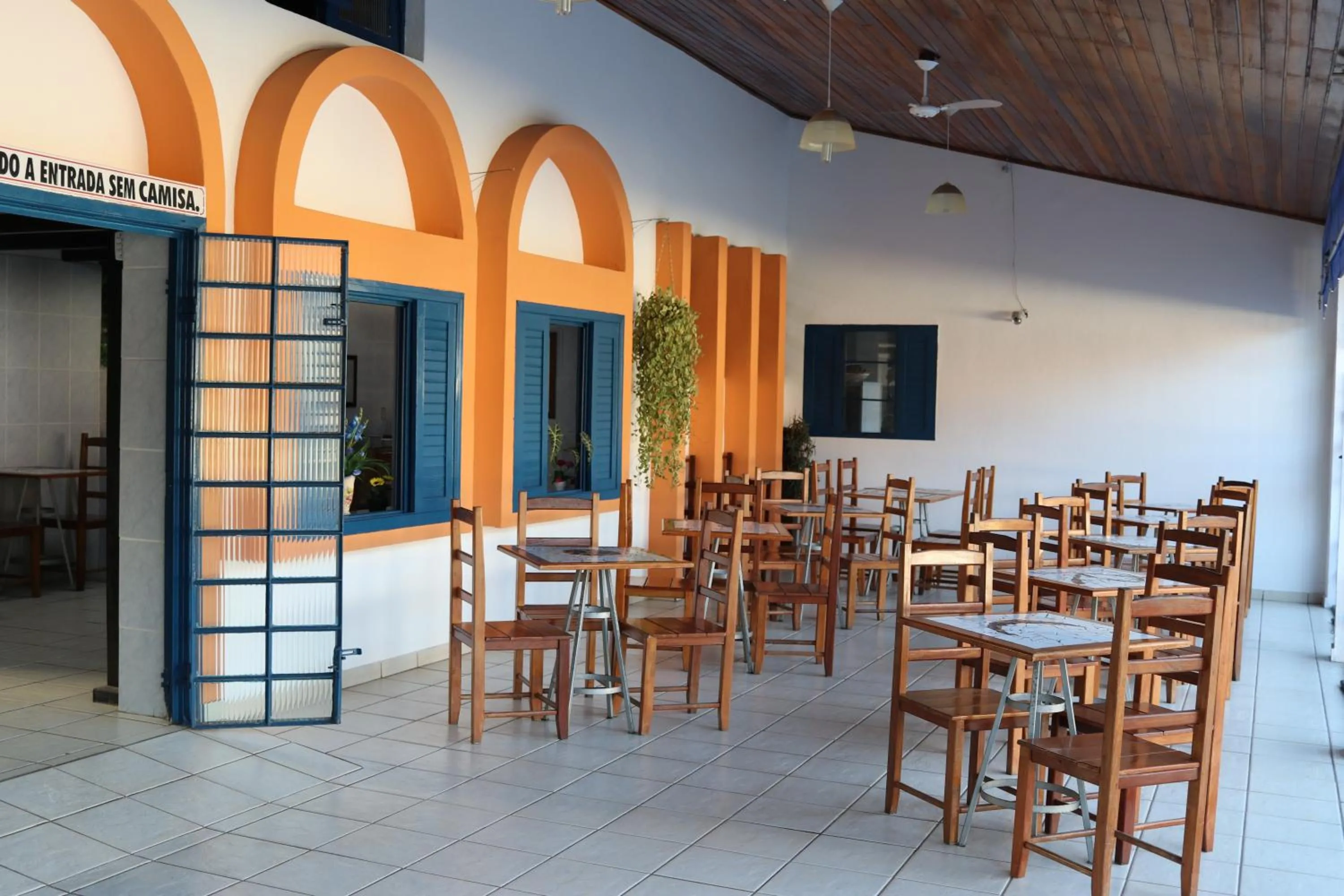 Seating area in Pousada do Marcão
