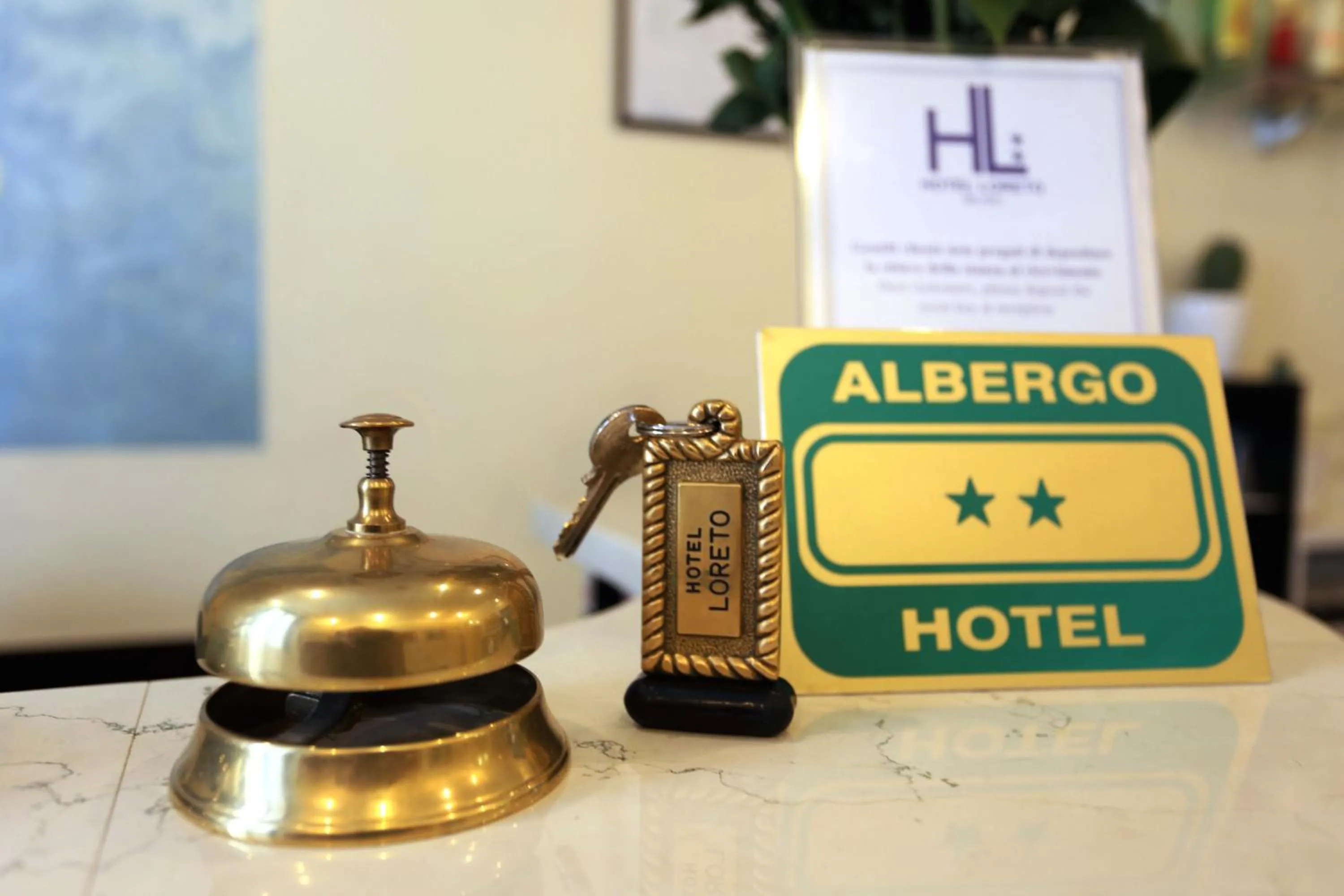 Decorative detail in Hotel Loreto