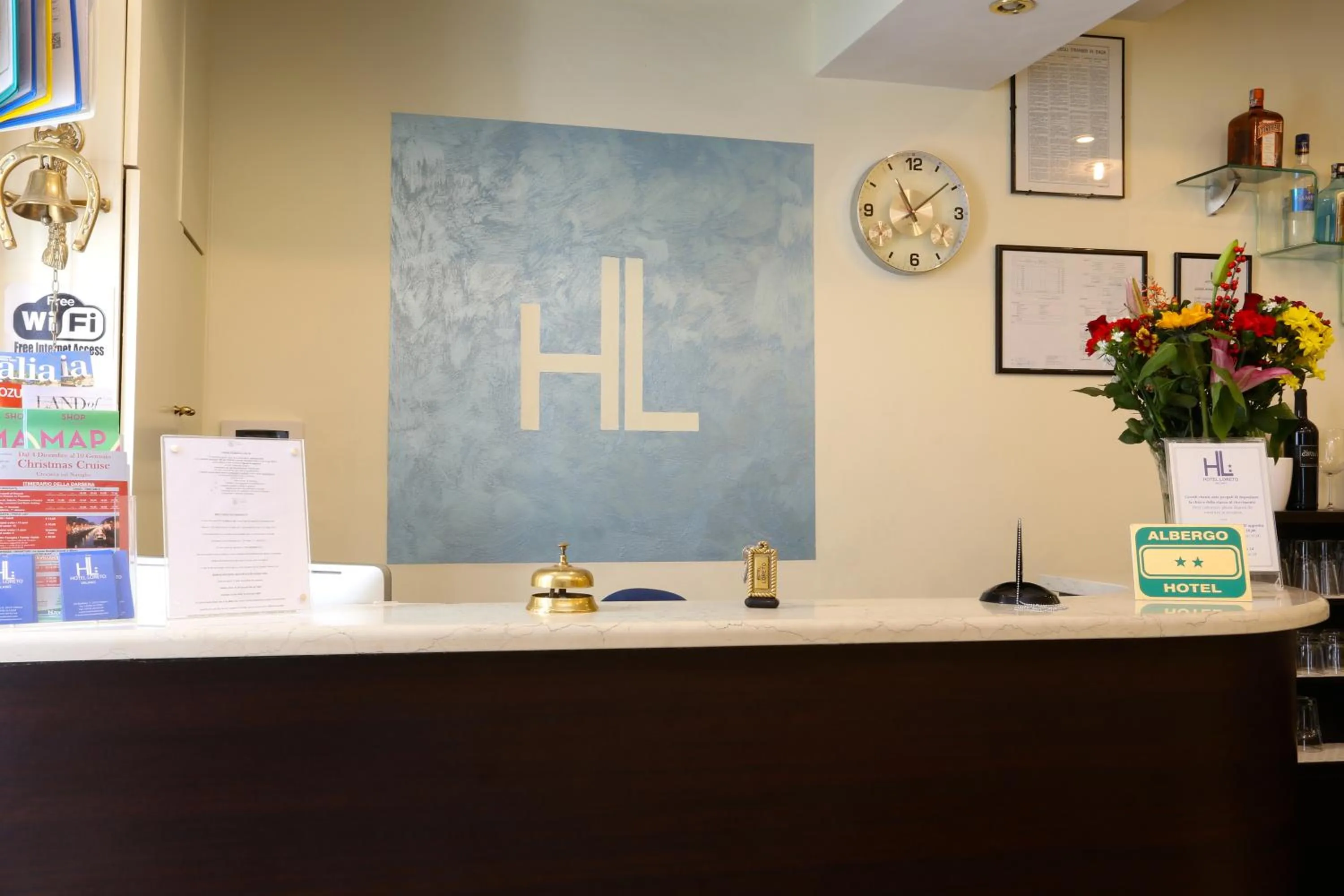 Lobby or reception in Hotel Loreto