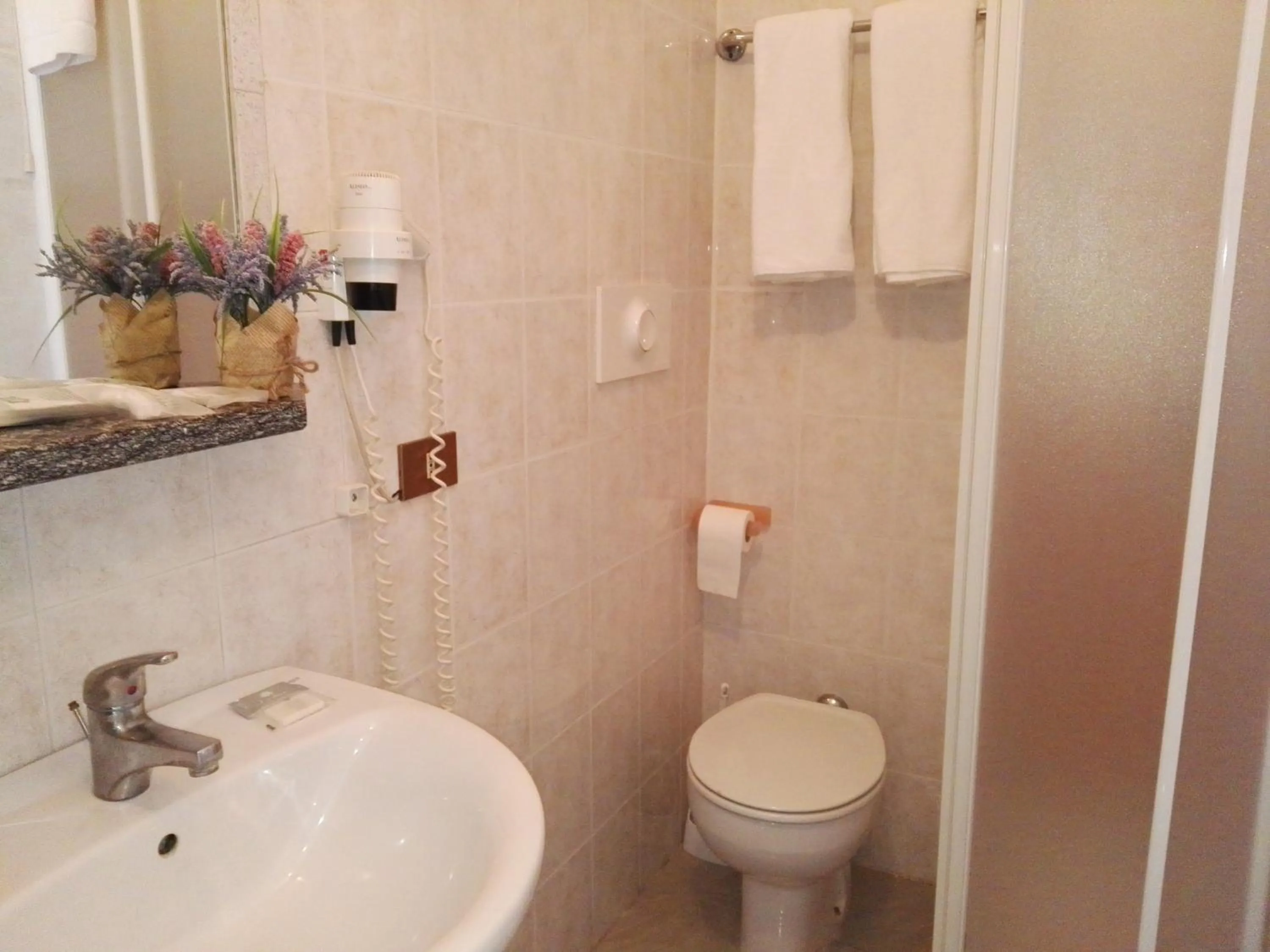 Bathroom in Hotel Loreto