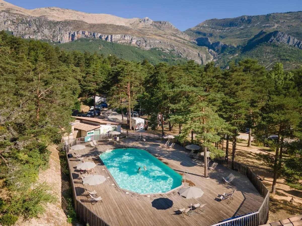 Natural landscape in Huttopia Gorges du Verdon
