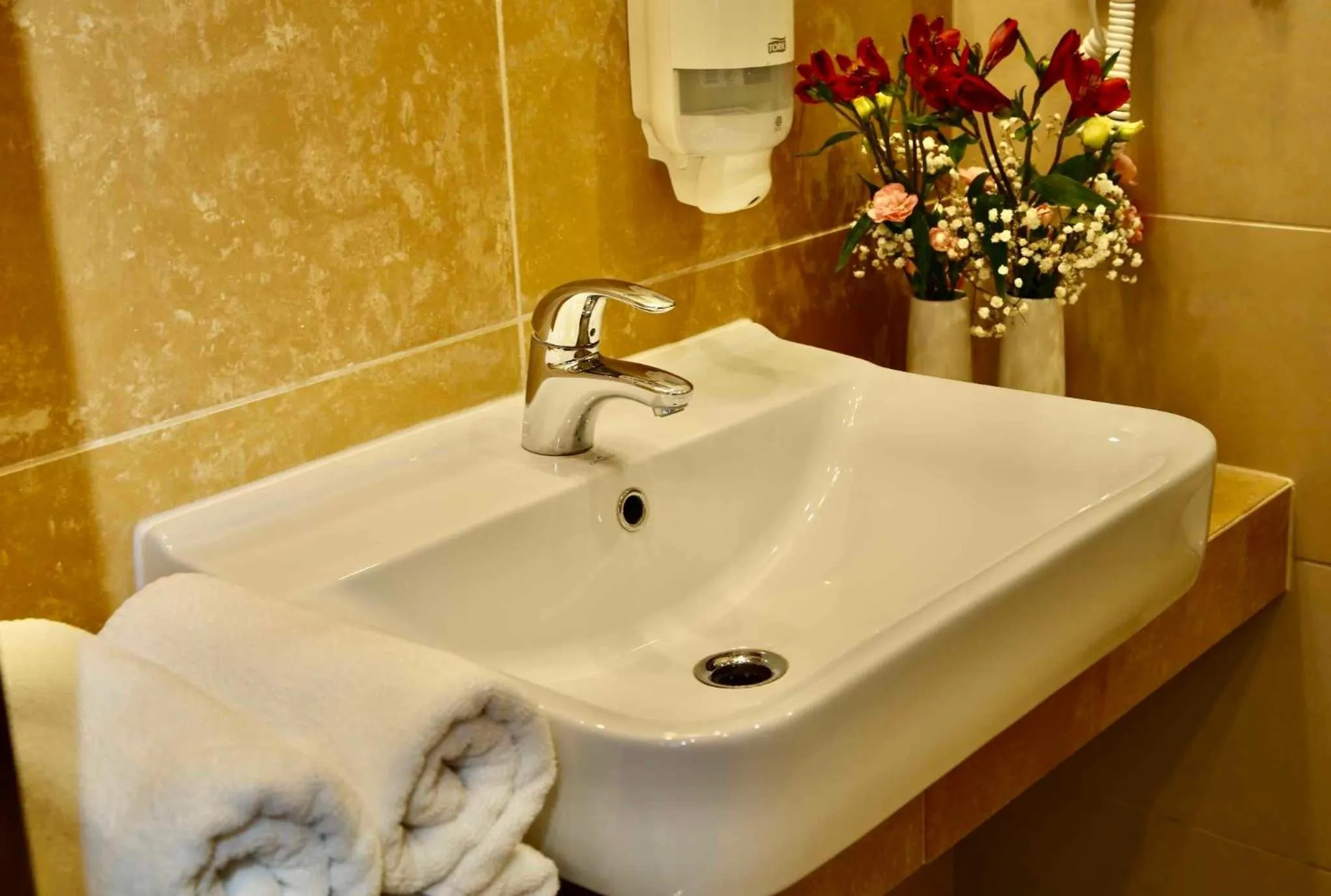 Bathroom in Hotel Tęczowy Młyn