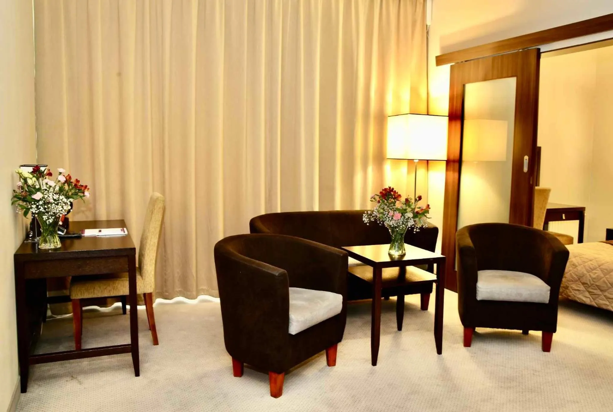 Living room in Hotel Tęczowy Młyn