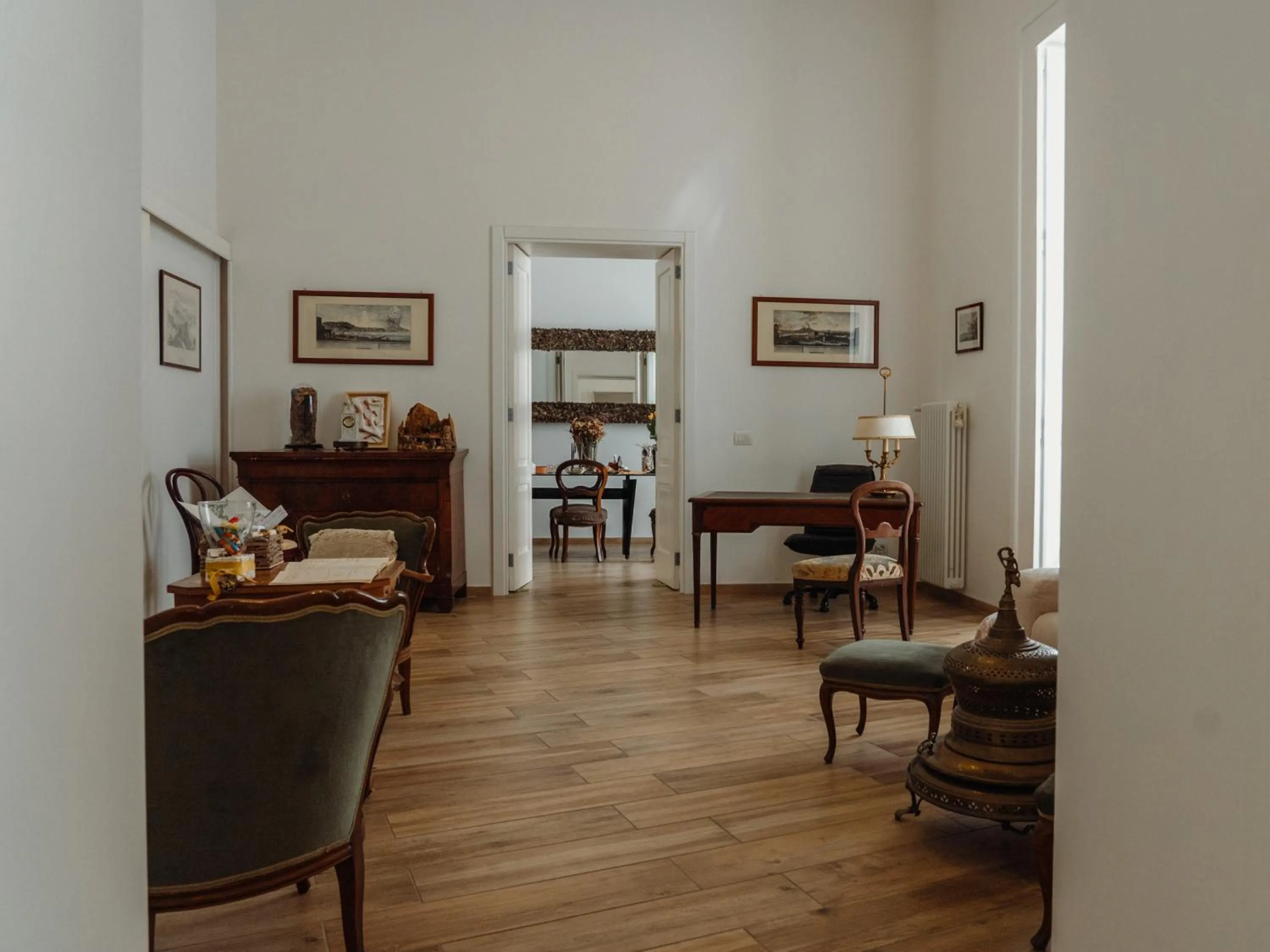 Living room in Lo Specchio dei Papiri