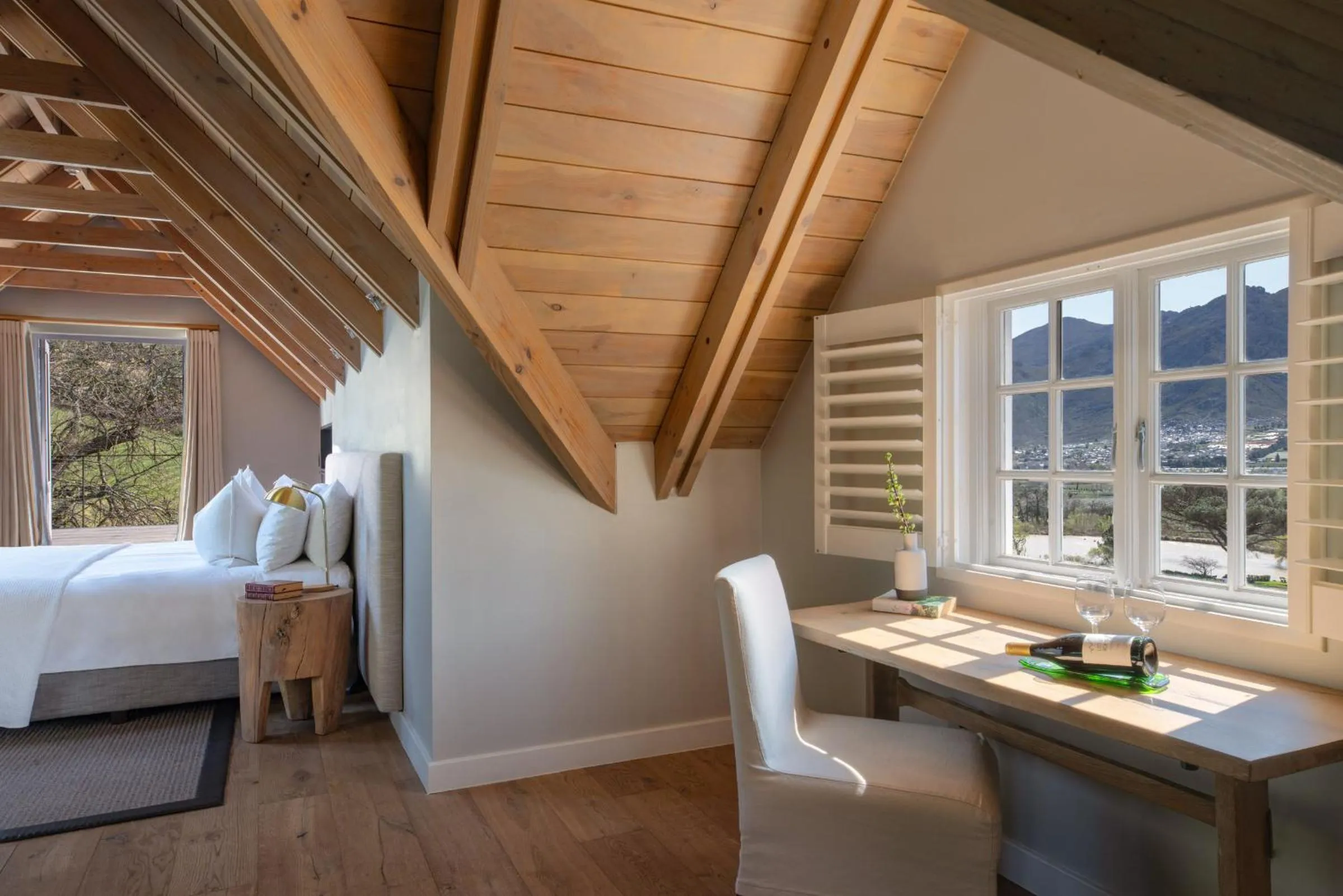 Bedroom, Bed in Mont Rochelle Hotel and Vineyard