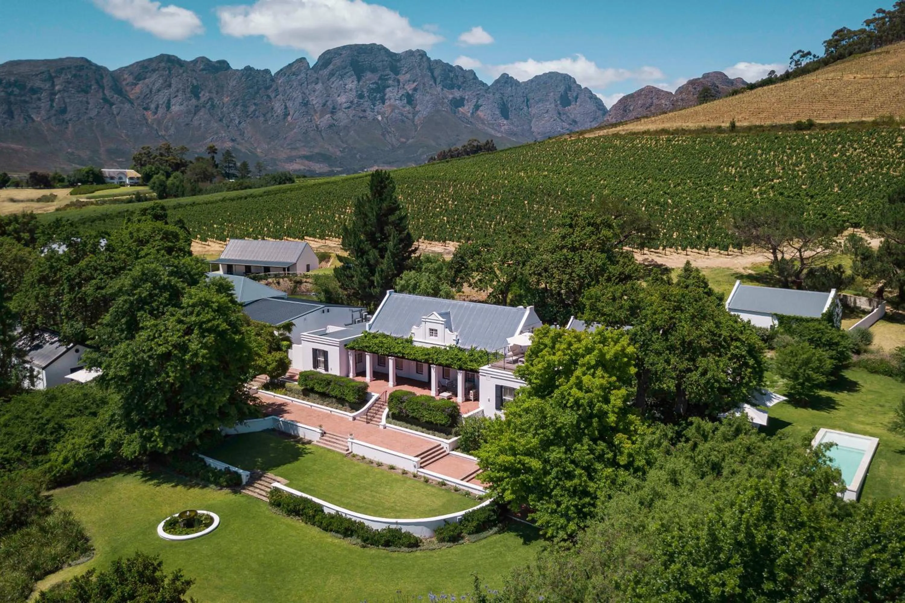 Property building in Mont Rochelle Hotel and Vineyard