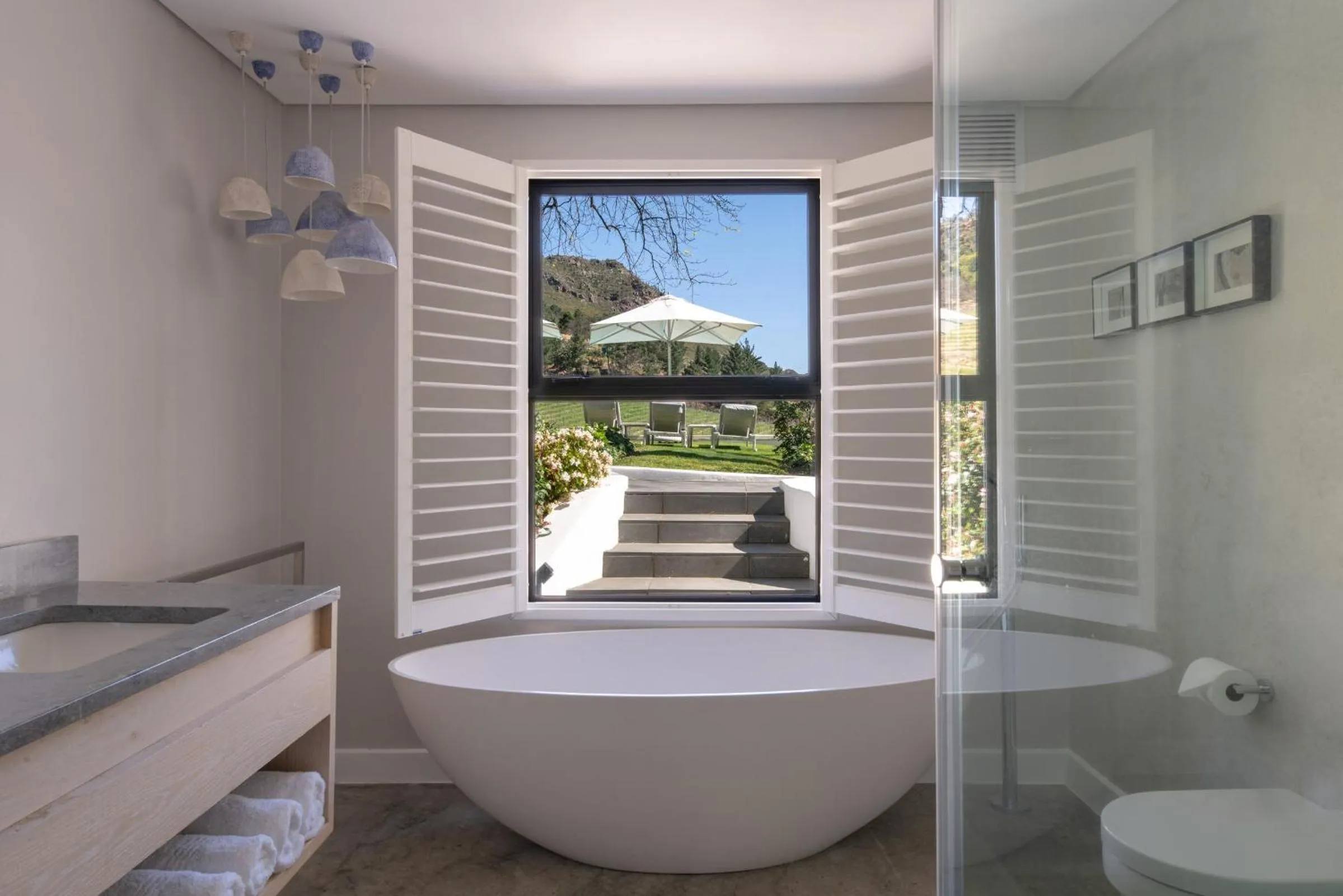 Bathroom in Mont Rochelle Hotel and Vineyard