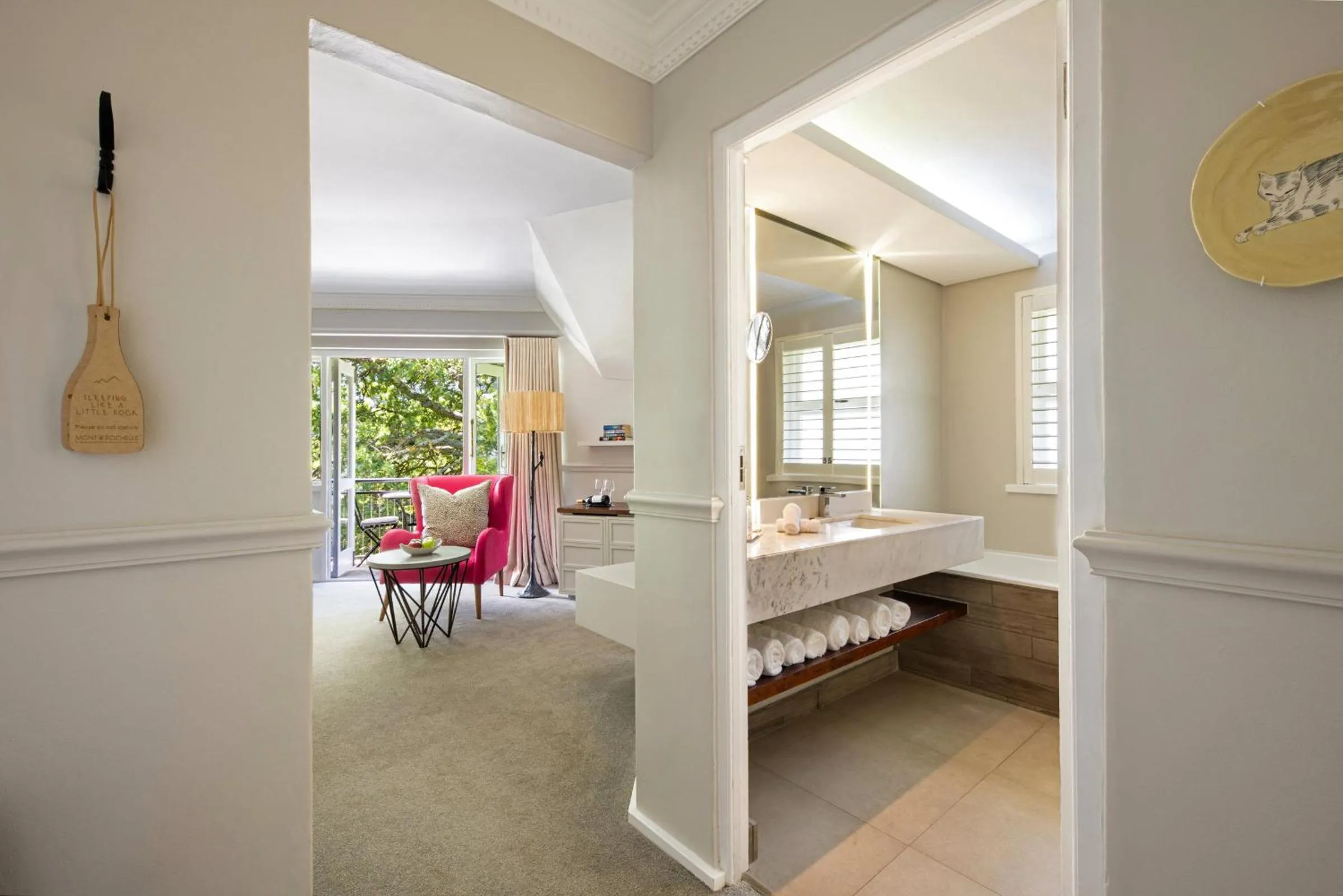 Bathroom in Mont Rochelle Hotel and Vineyard