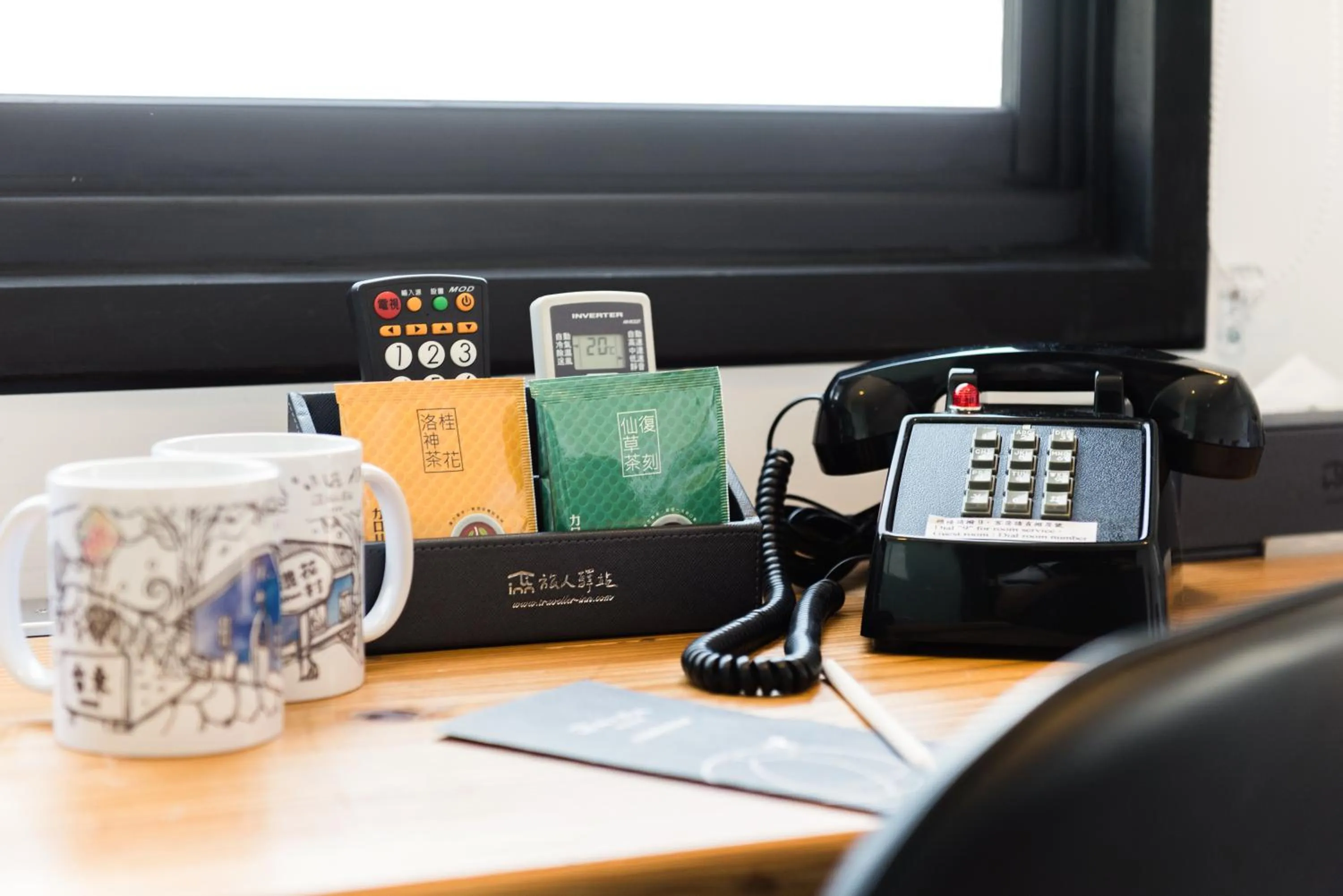 Decorative detail in Traveller Inn TieHua Cultural and Creative Hotel