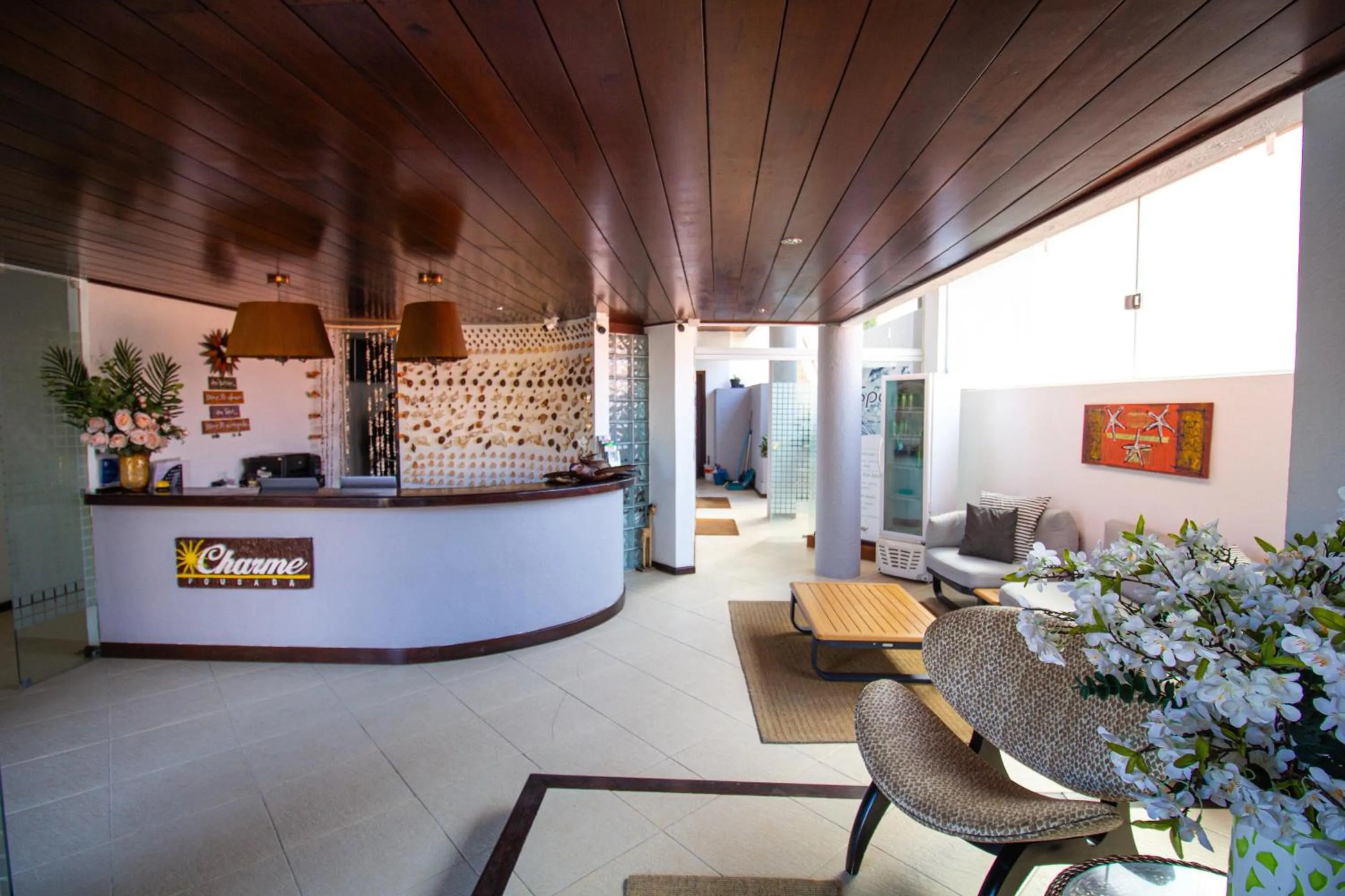 Lobby or reception in Charme Pousada Boutique & Spa