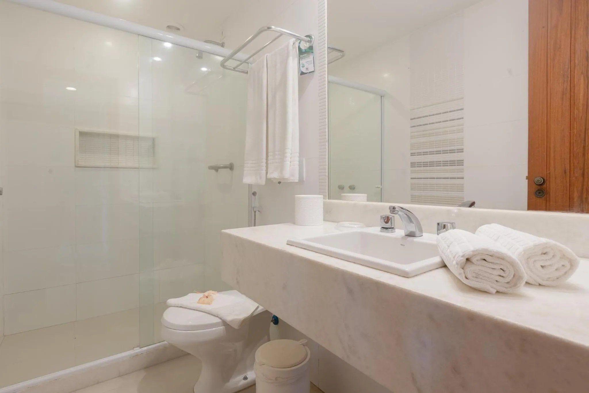 Bathroom in Pousada dos Tangarás