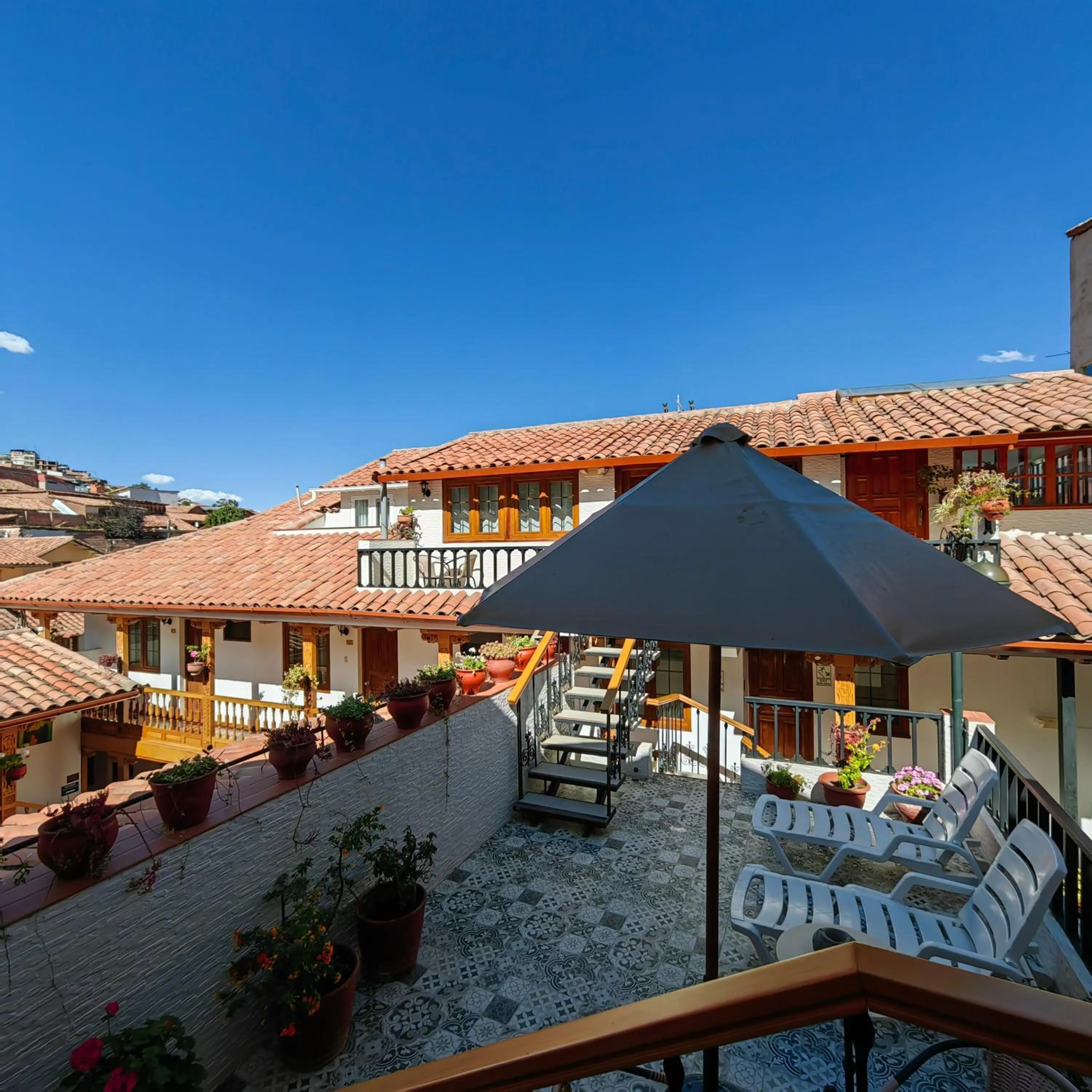 Balcony/Terrace in Hotel Rumi Punku