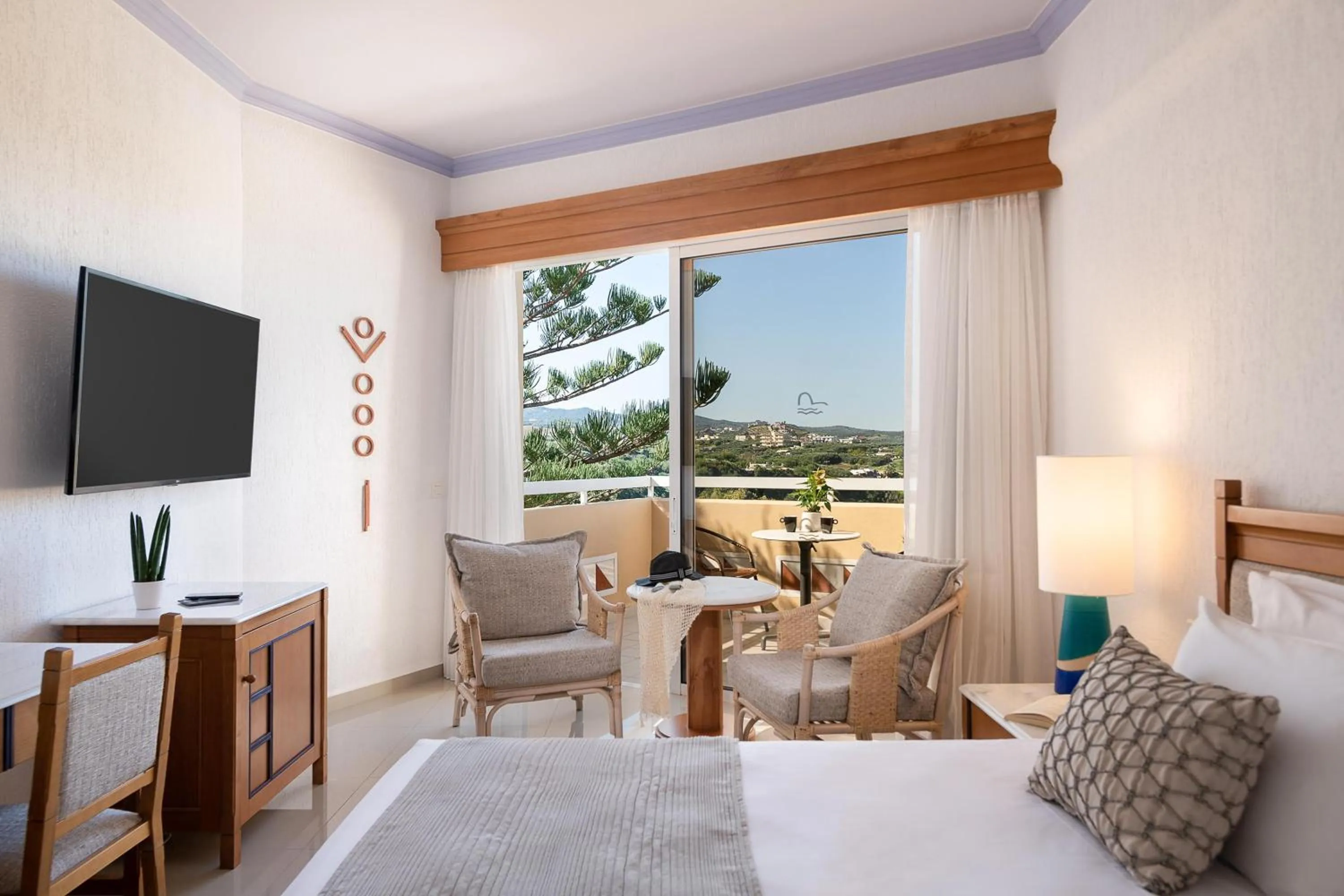 Photo of the whole room, Bed in Leptos Panorama Hotel