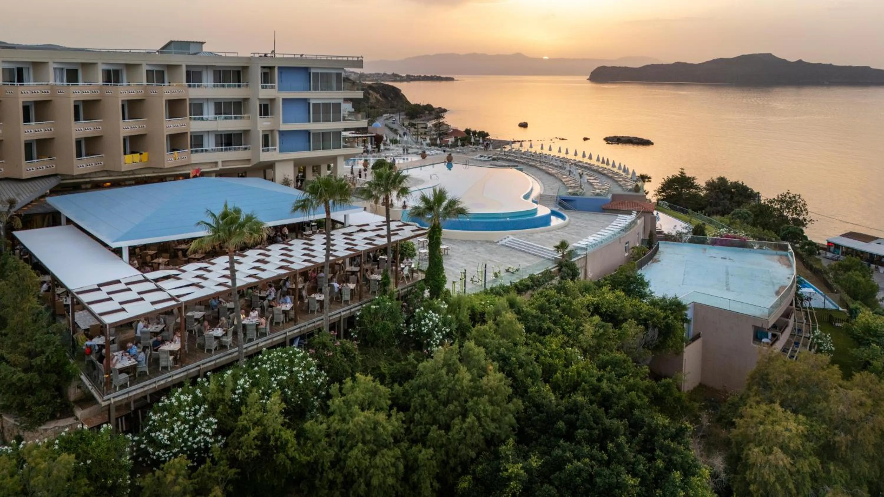 Property building in Leptos Panorama Hotel