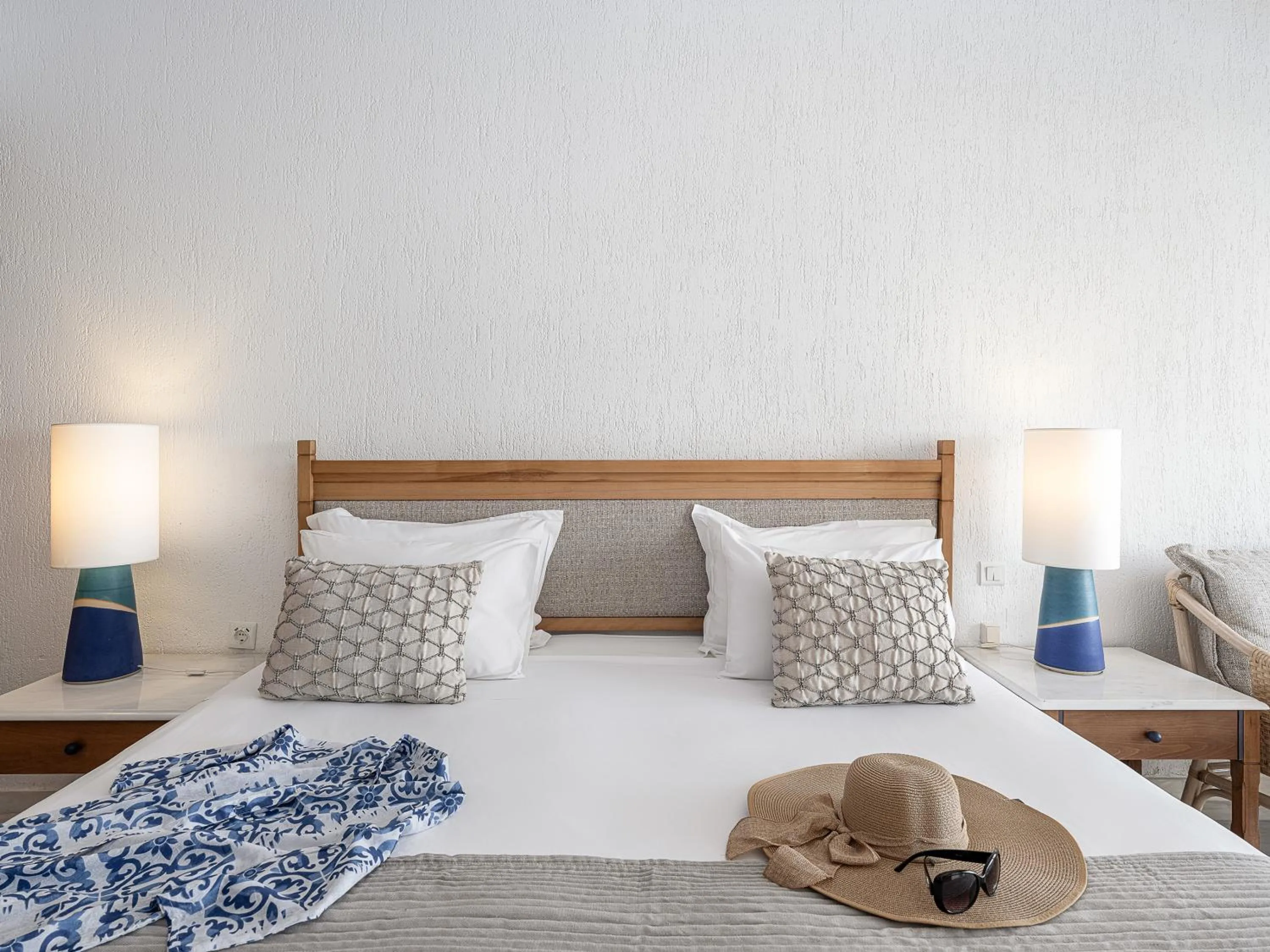 Bedroom, Bed in Leptos Panorama Hotel