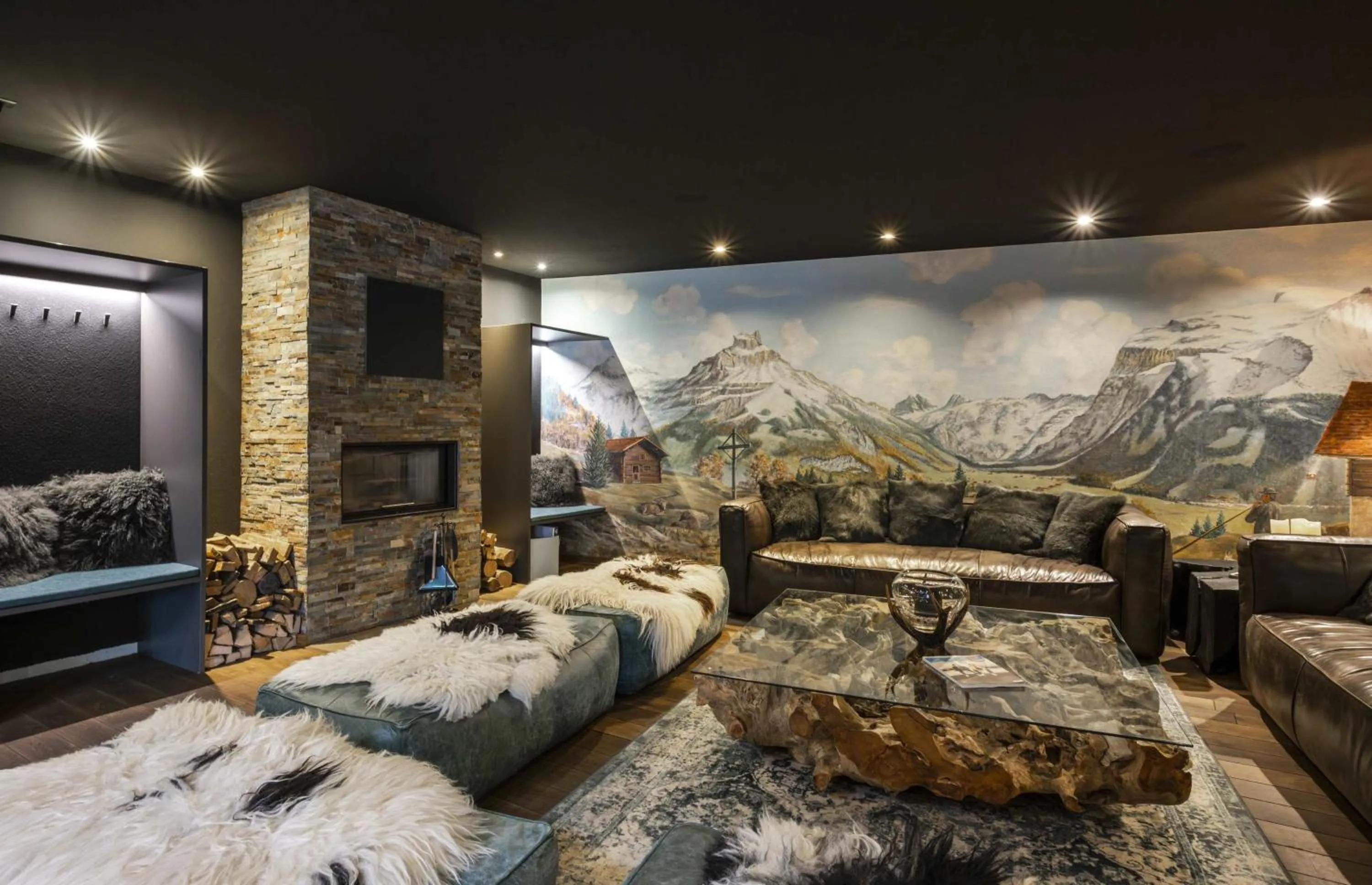 Lounge or bar in Hotel Restaurant Bänklialp