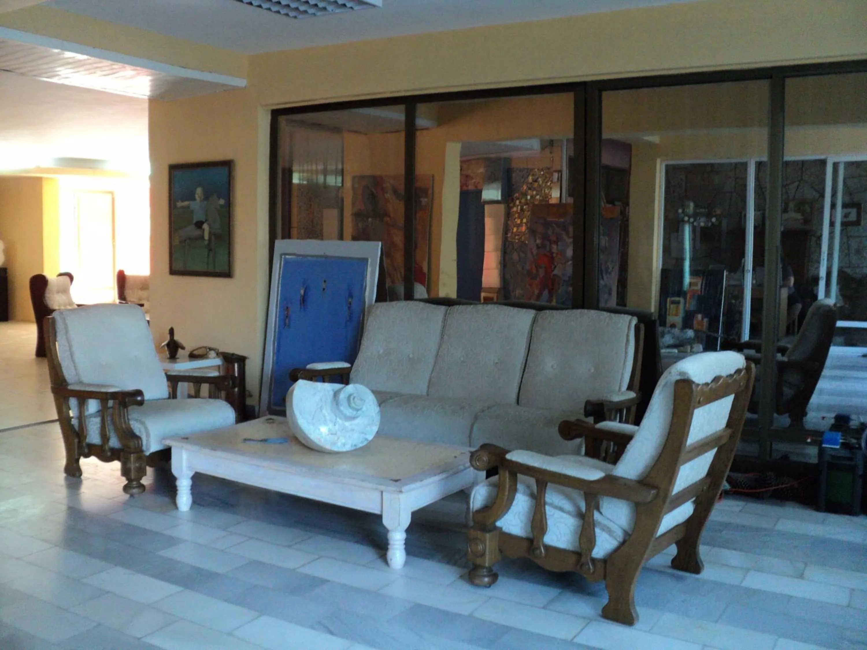 Lobby or reception in Hotel Horizont