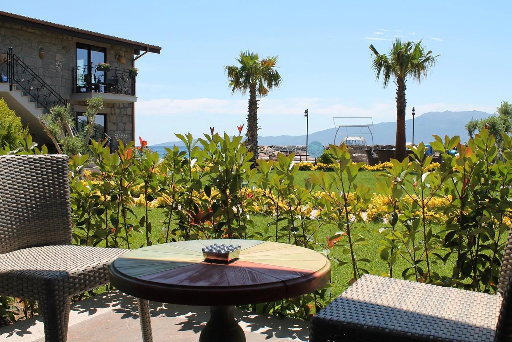 Balcony/Terrace in Assos Zeyti̇n Han Special Class Hotel Adults only 12