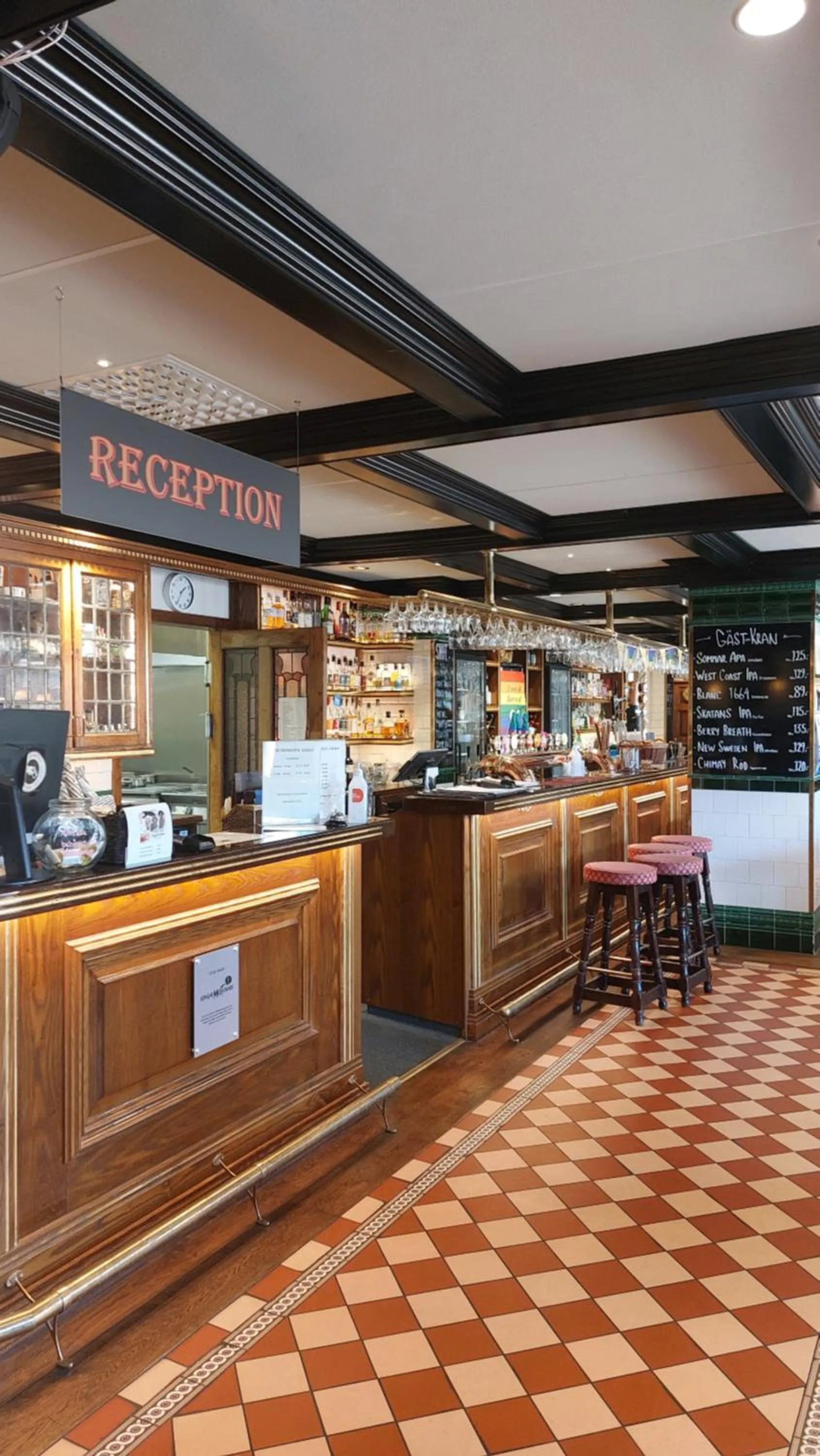 Lobby or reception in Hotel Bishops Arms Mora