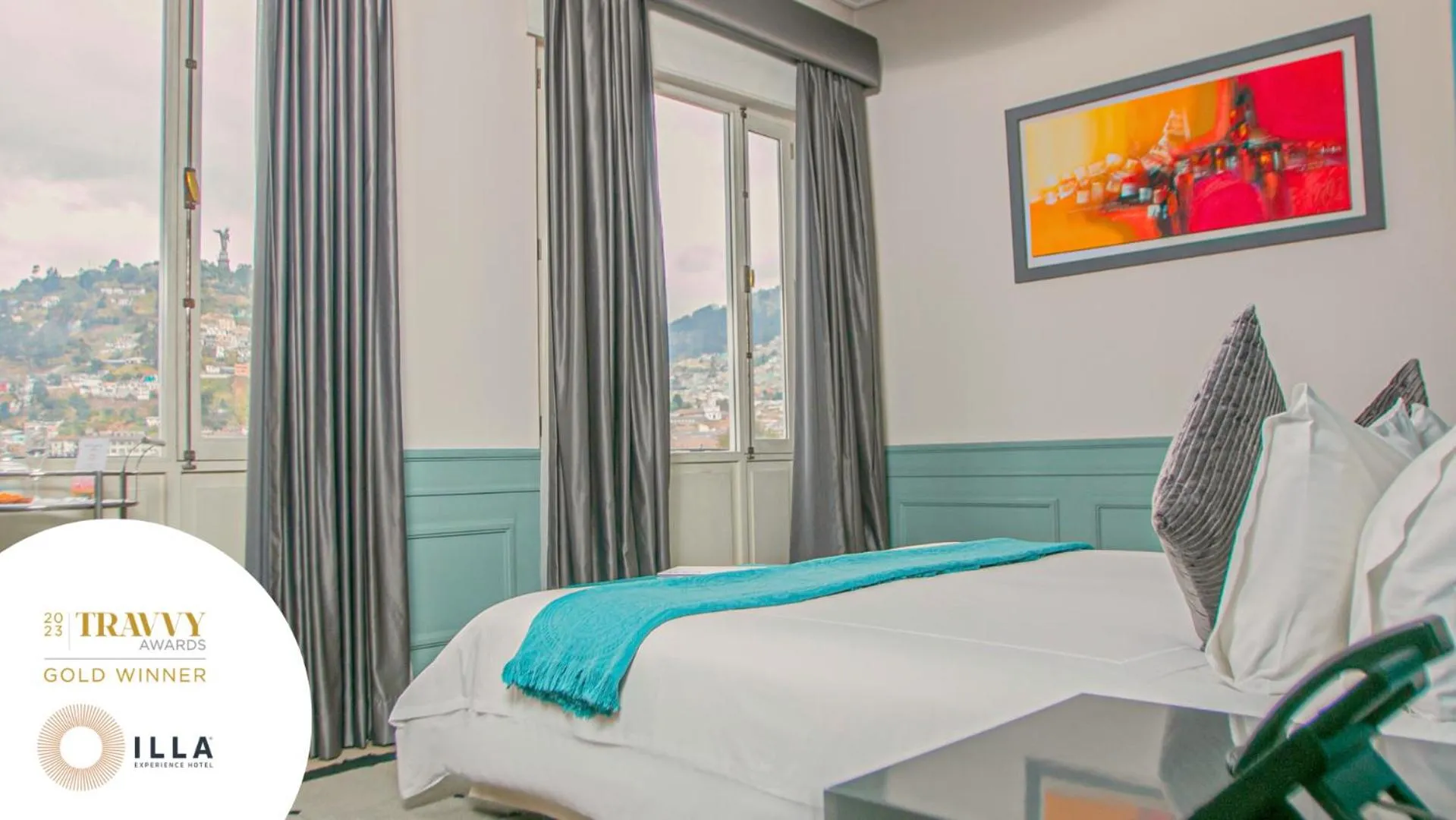 View (from property/room), Bed in Illa Experience Hotel