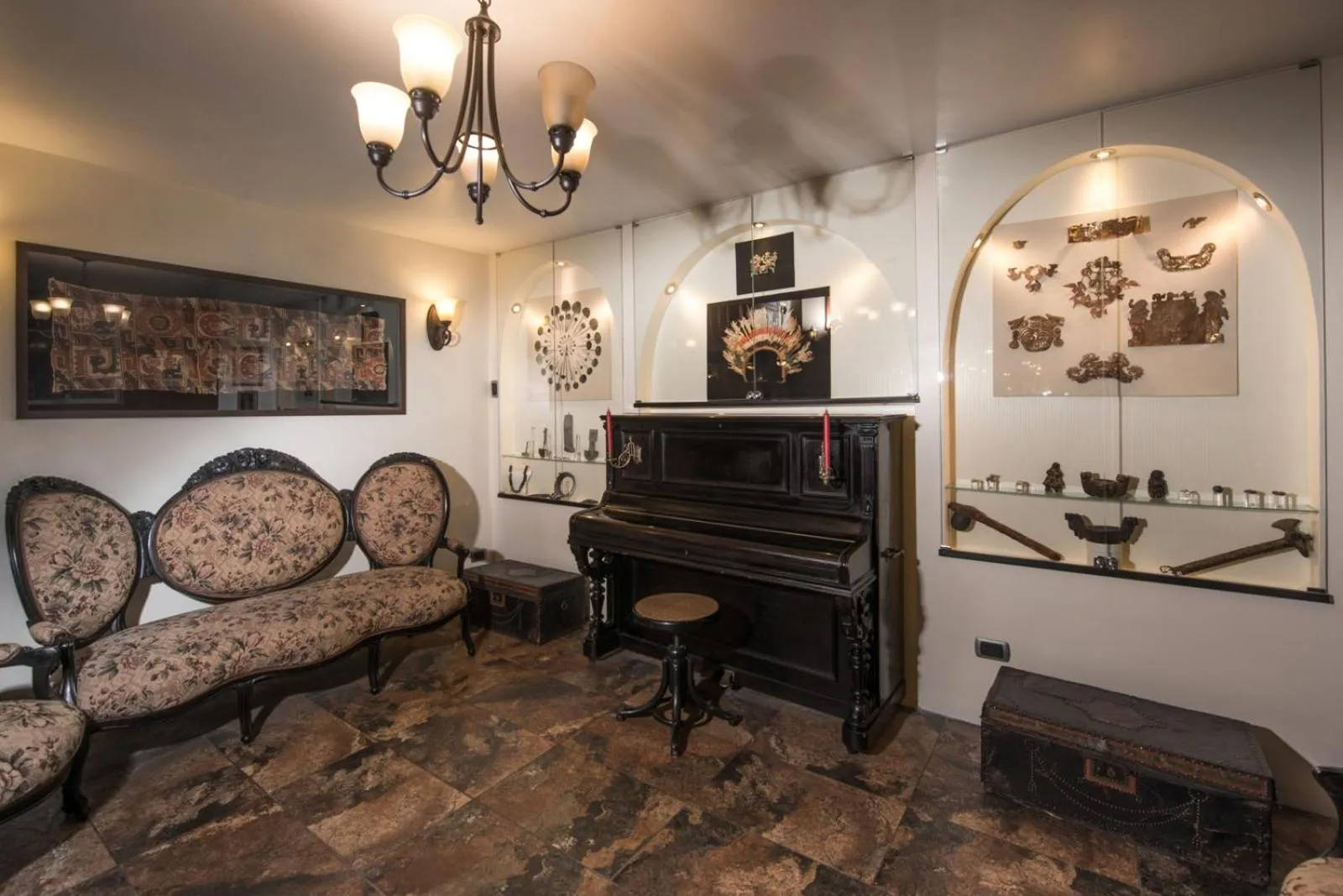 Living room in Hotel Ruinas