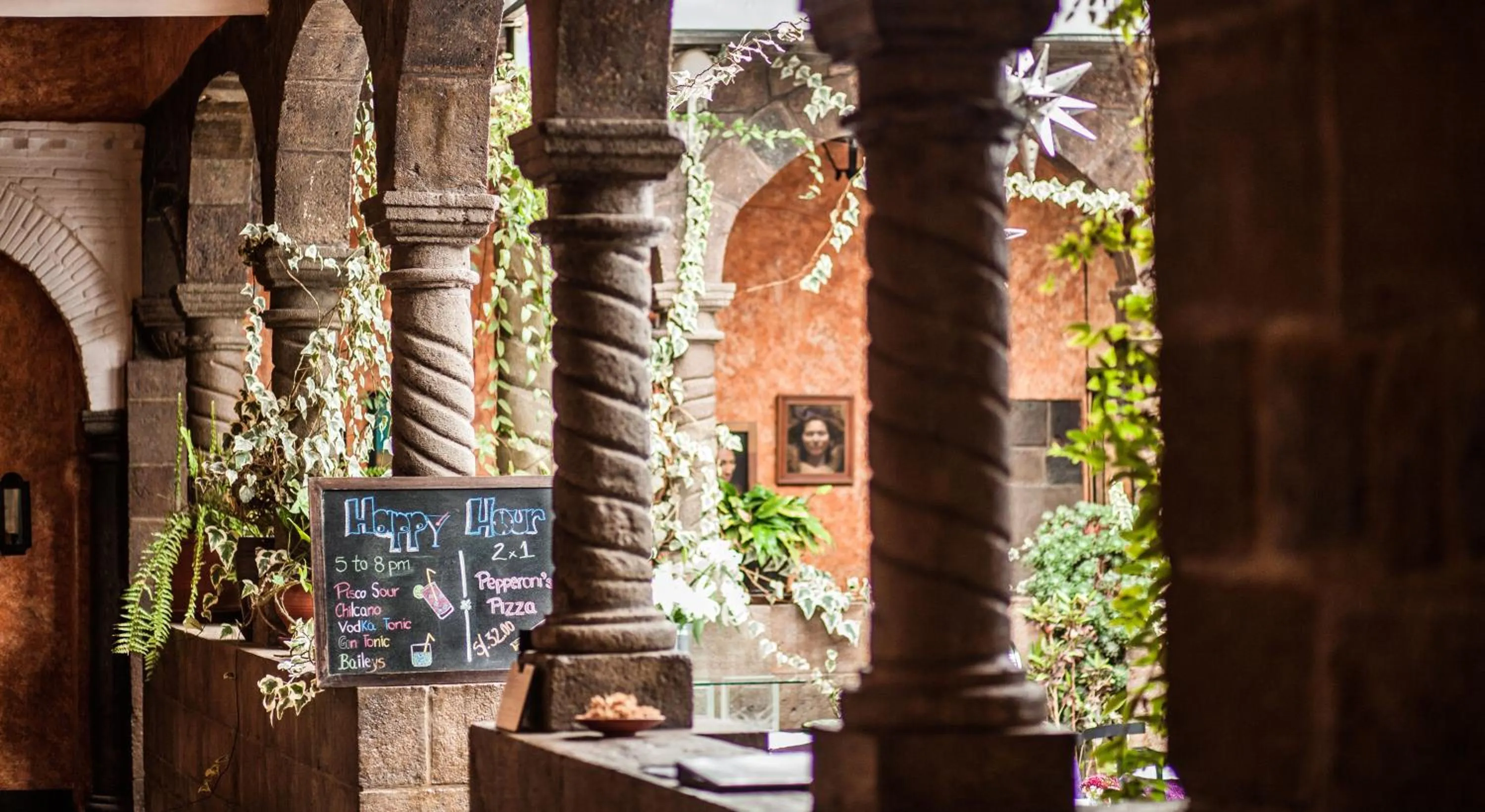 Patio in Andean Wings Boutique Hotel
