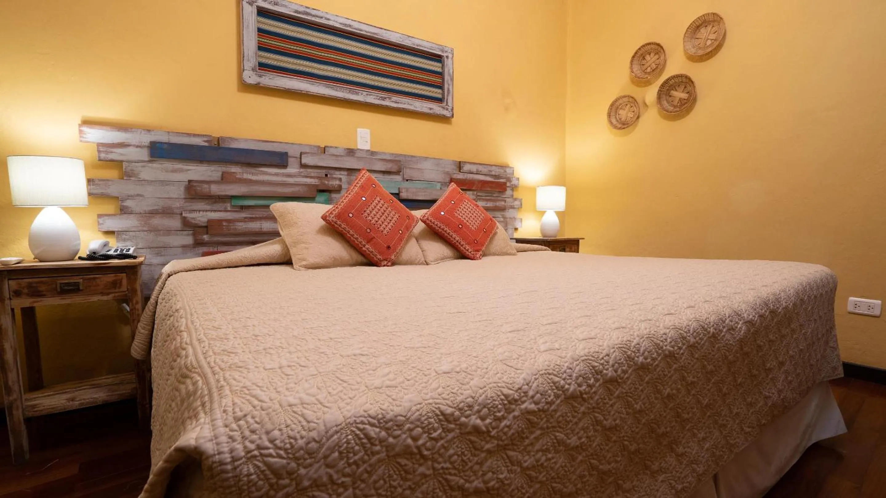 Bed in Andean Wings Boutique Hotel