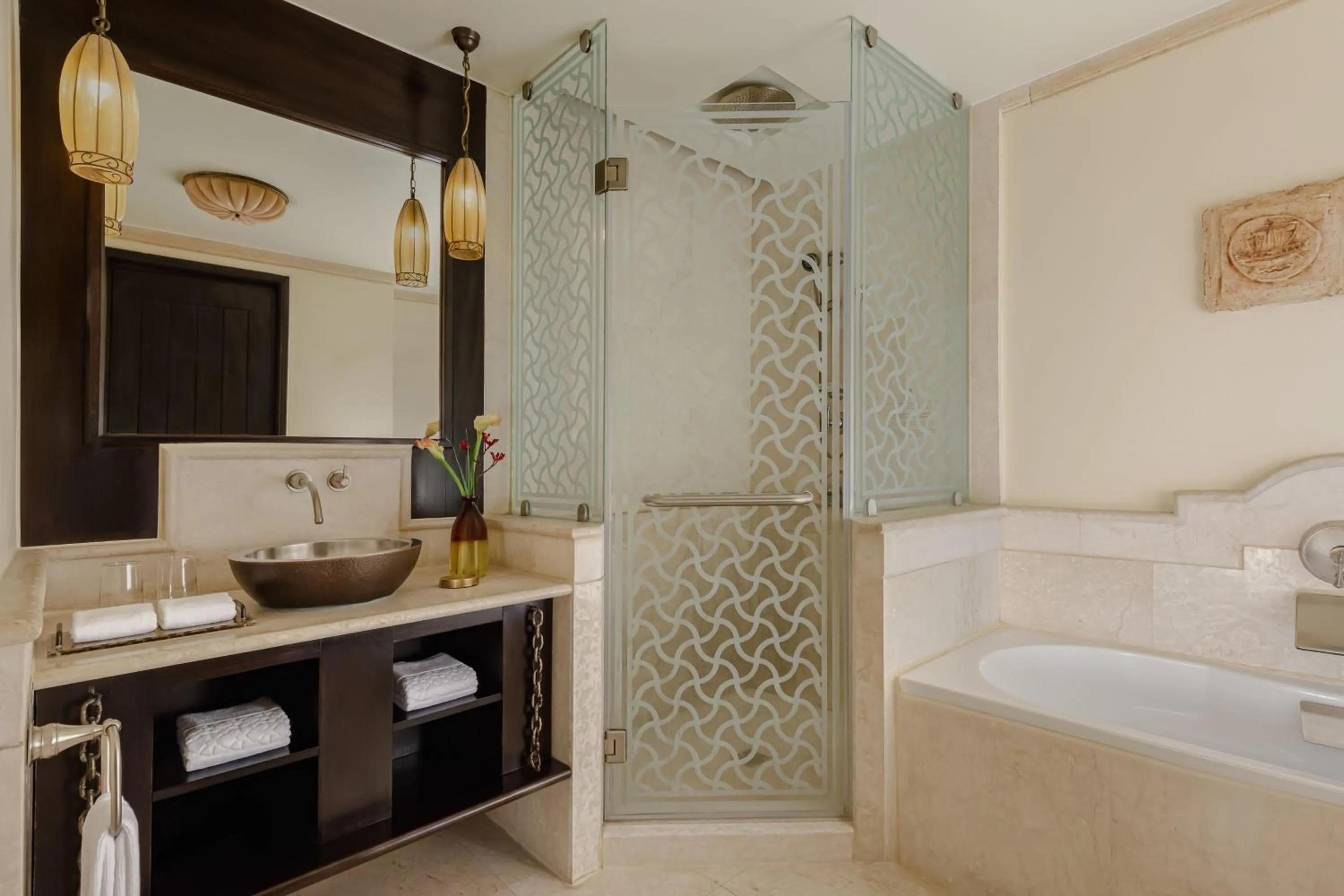 Bathroom in Sharq Village & Spa, a Ritz-Carlton Hotel