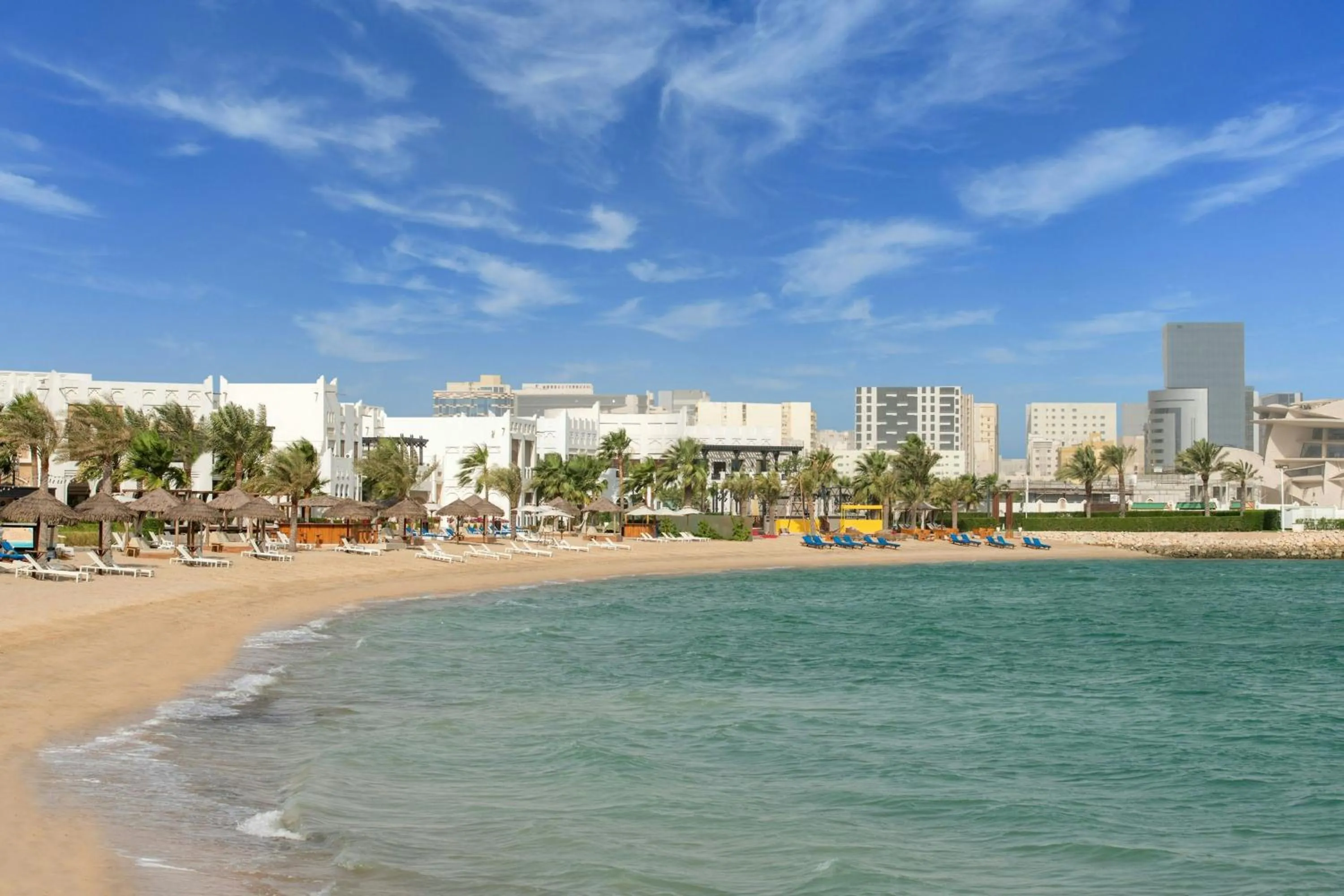 Beach in Sharq Village & Spa, a Ritz-Carlton Hotel